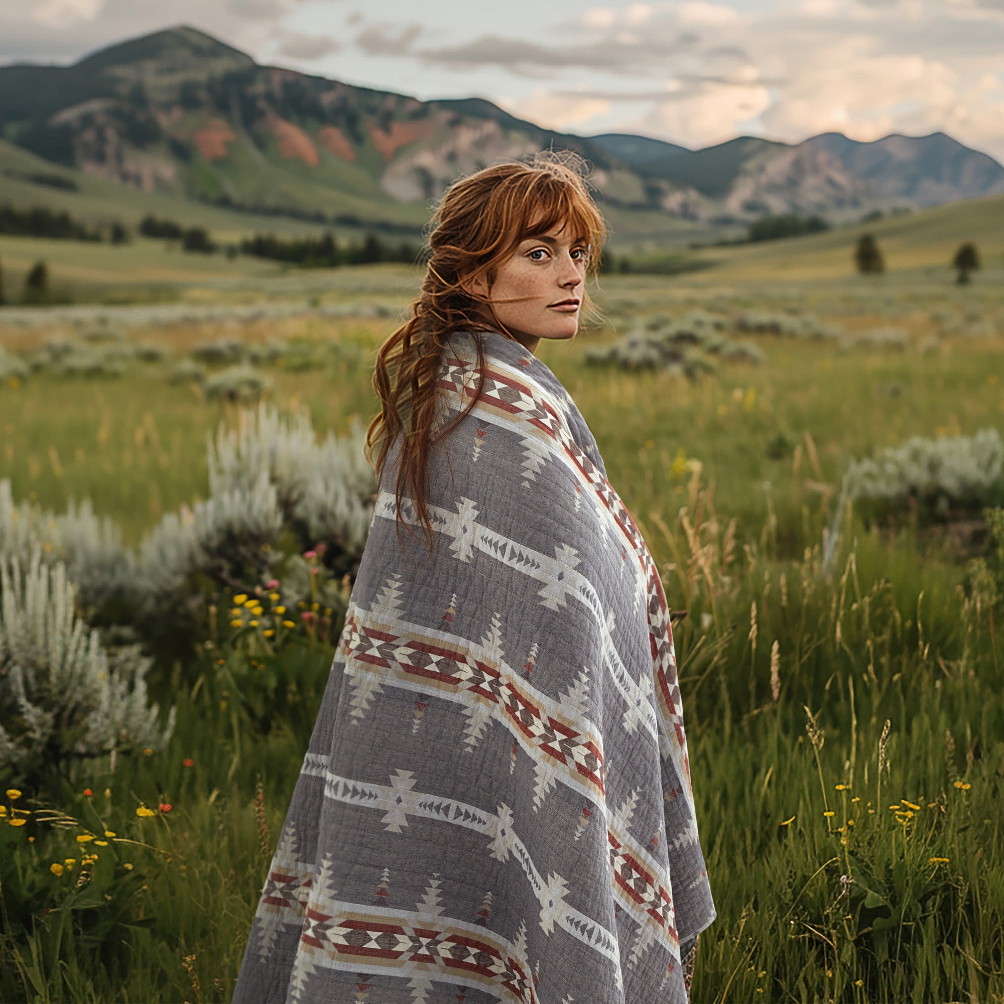 Premium Corrales Quilt Set - Soft Bedding Collection for Queen/King Size Beds - Breathable Cotton Comforter with Stylish Western Design - Perfect for Cozy Bedrooms, Guest Rooms & Ranch Style Homes