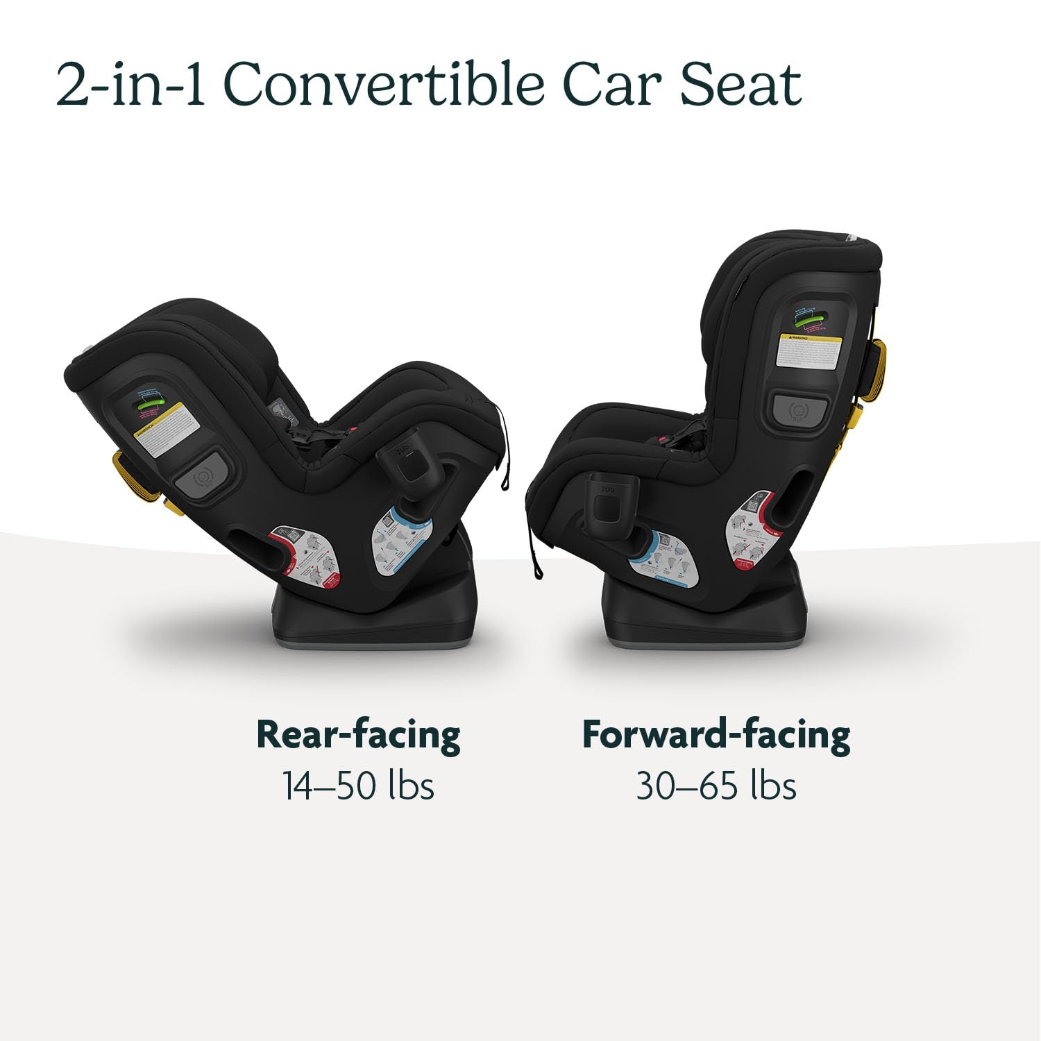 UPPAbaby Rove 2-in-1 Convertible Car Seat for Baby & Toddler | Rear & Forward Facing | Quick 3-Step Installation | Safety Technology & Comfort Features | Includes Cup Holder | Jake Black Mélange | Perfect for Travel & Daily Commute