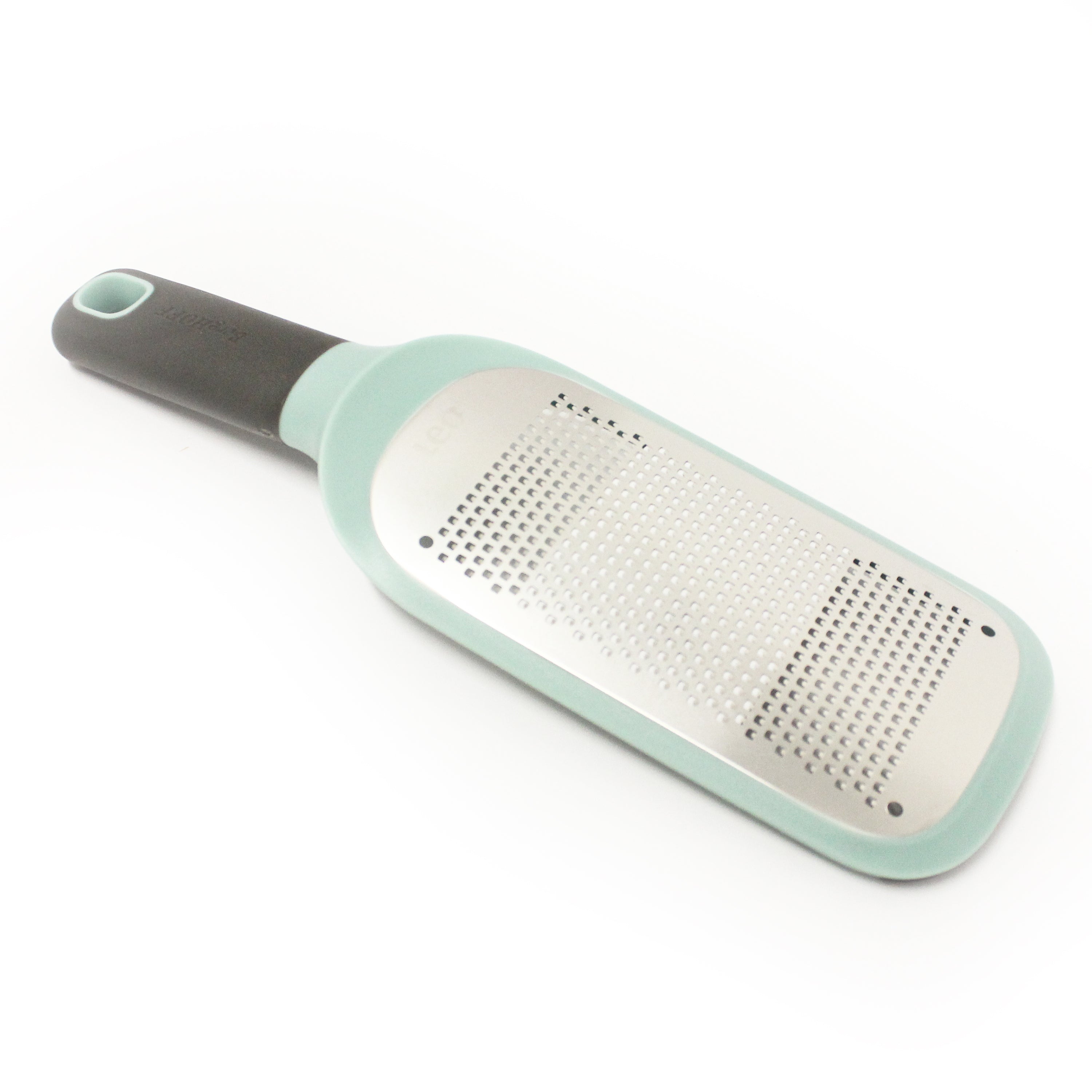 BergHOFF Leo Fine Paddle Grater 10.75 Inch - Premium Kitchen Grater for Cheese, Zucchini & Vegetables - Ergonomic Green Design - Perfect for Cooking, Baking & Meal Prep