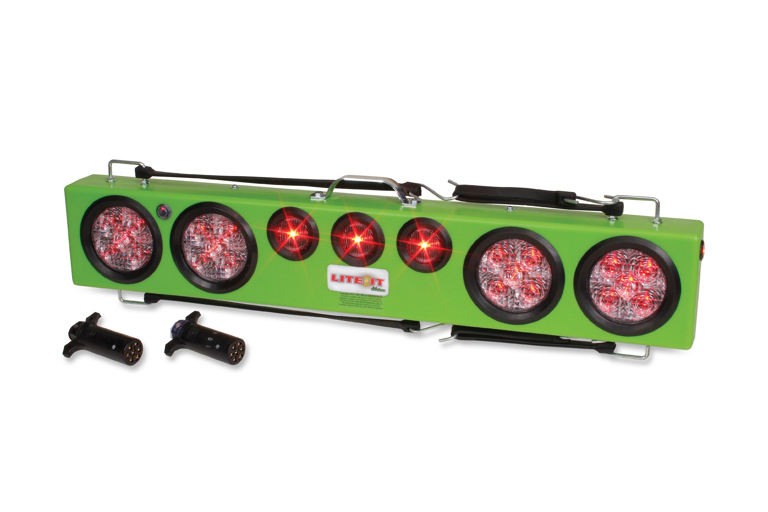 LIW-36R-7R 36 Inch Wireless LED Light Bar with Remote Control & Charging Cable - 2 Rechargeable Batteries Included - Perfect for Off-Road Trucks, ATVs, Boats, and Emergency Vehicles