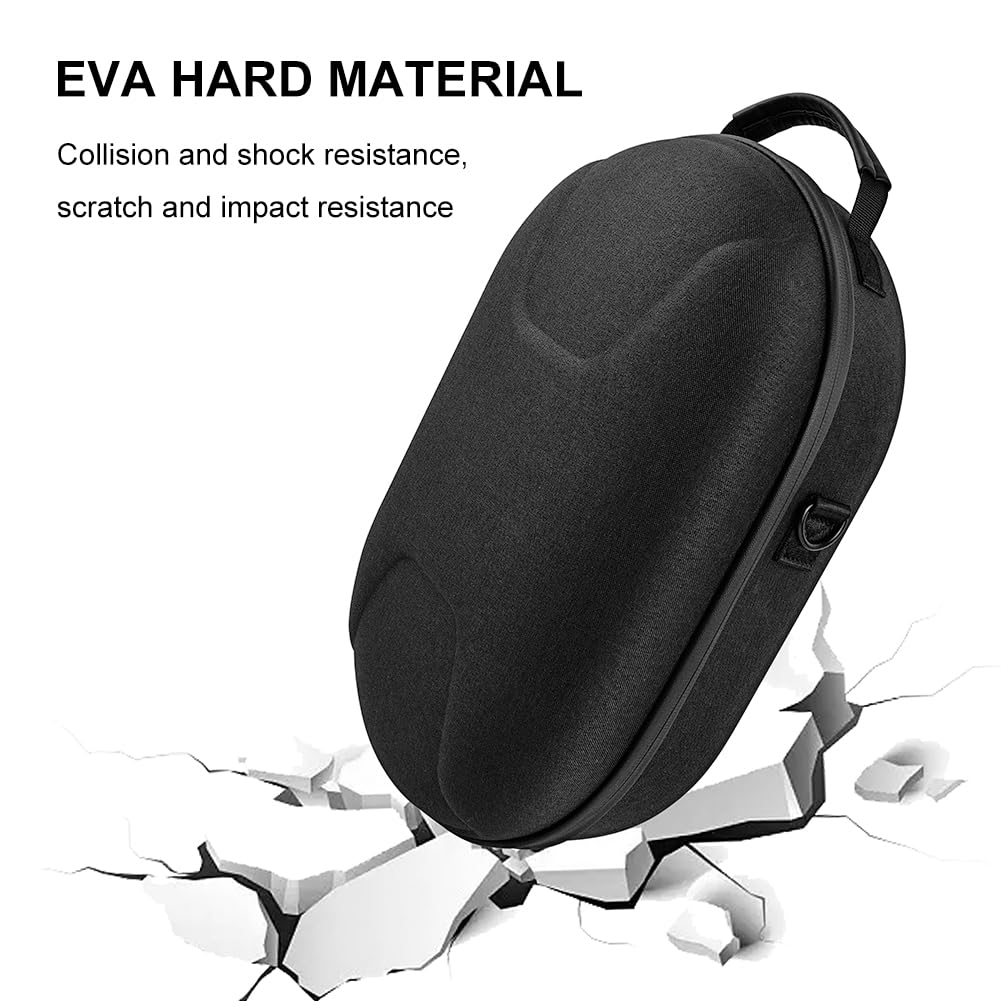 Junerain EVA Travel Storage Case for Meta Quest 3 VR Headset - Adjustable Shoulder Strap, Shockproof & Scratch-Resistant Protective Cover - Perfect for Travel, Gaming, and VR Headset Protection