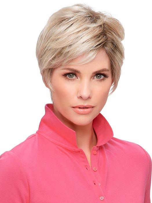 Annette Synthetic Lace Front Wig with Mono Top - Natural Looking Human Hair Wig for Women - Perfect for Daily Wear, Cosplay & Special Occasions
