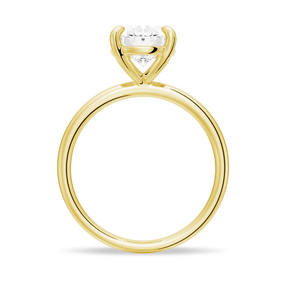 4 Prong Oval Solitaire Moissanite Engagement Ring for Women - Perfect Wedding Proposal, Anniversary Gift & Bridal Jewelry