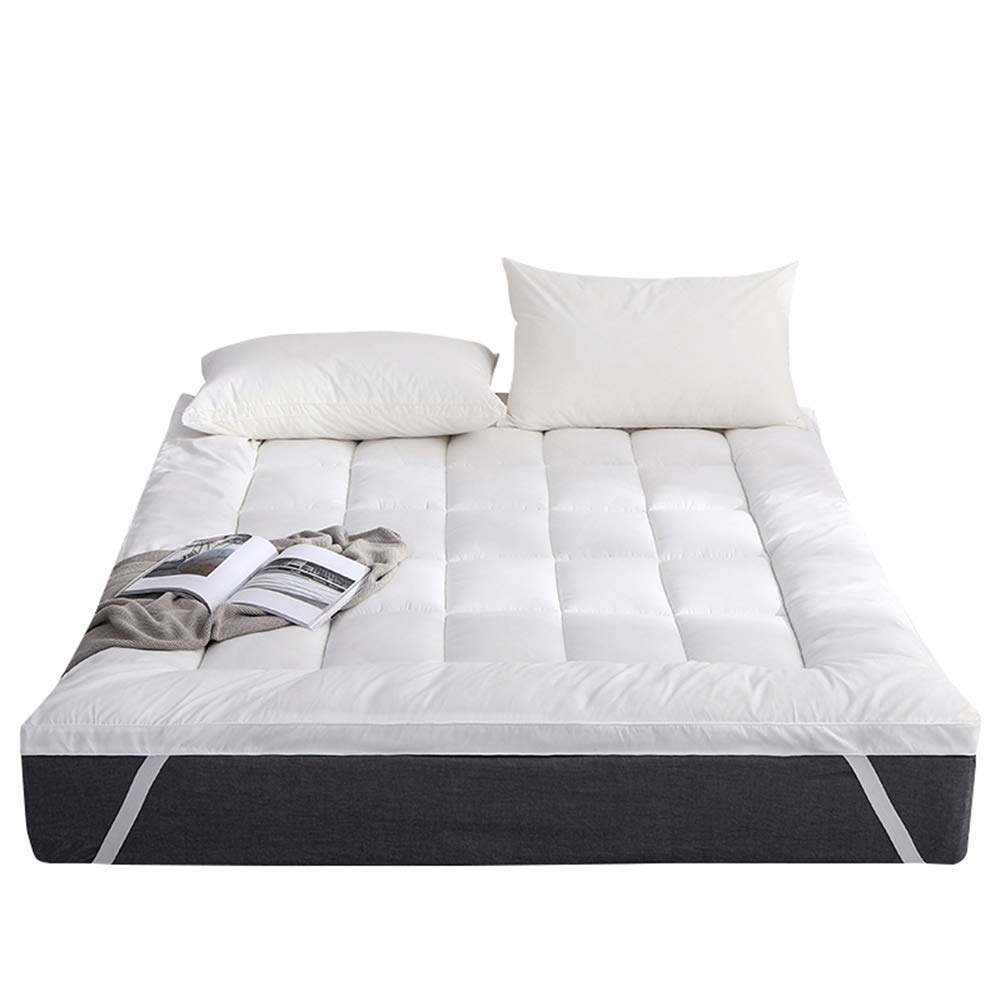 Luxury Hotel Quality Breathable Microfiber Mattress - Ultra Soft Skin-Friendly Foldable Washable Mattress for Bedroom, Guest Room & Travel | Premium Comfort for Home, Hotels & Camping