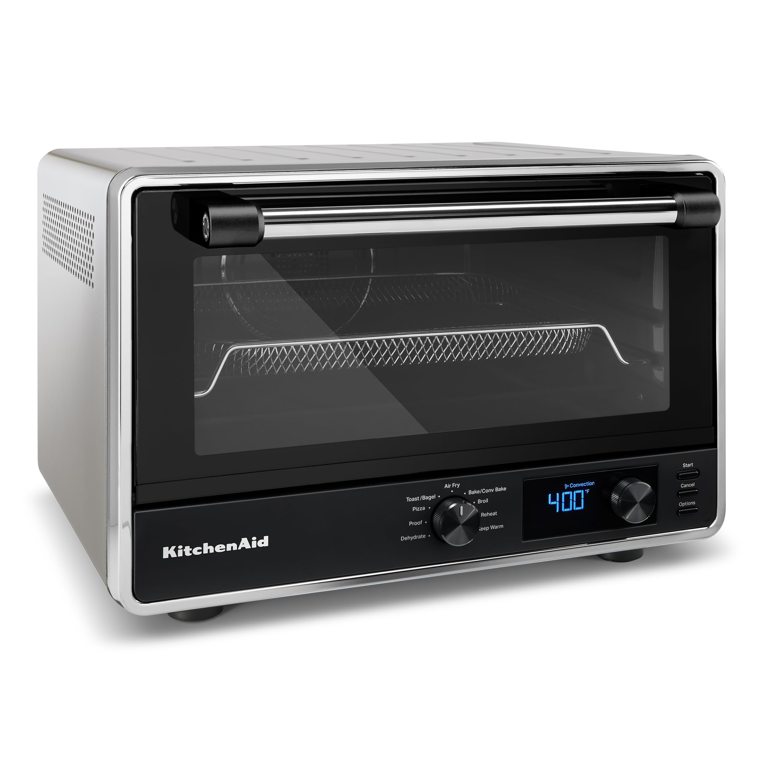 KitchenAid KCO128CU Digital Countertop Oven with Air Fry, Convection Bake & Pizza Stone - 12