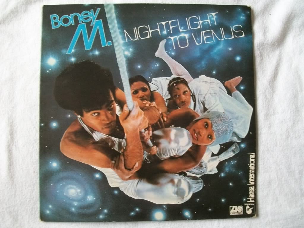 Night Flight to Venus Vinyl Record - Classic 70s Disco Album by Boney M. - Perfect for Music Collectors & Retro Dance Parties