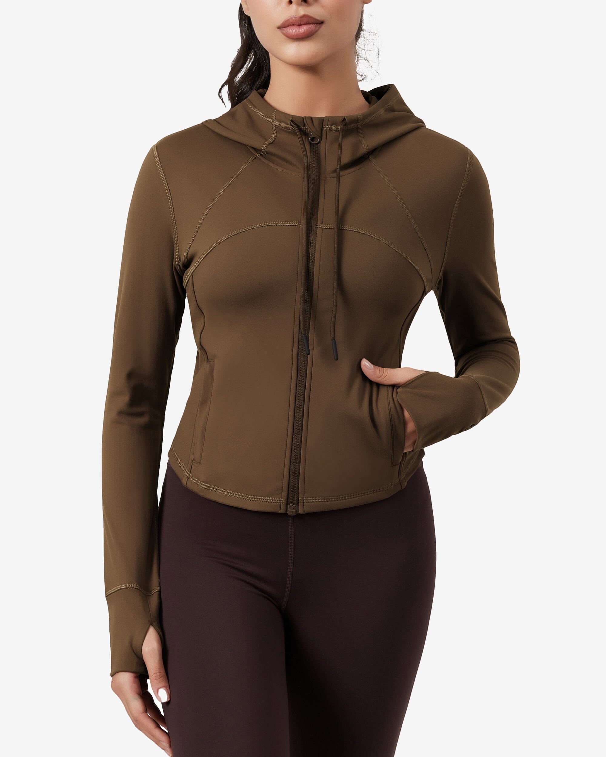 Men's Full Zip Hoodie Running Jacket - Lightweight Track Jacket for Men - Athletic Workout Hooded Sweatshirt - Perfect for Jogging, Gym & Outdoor Sports