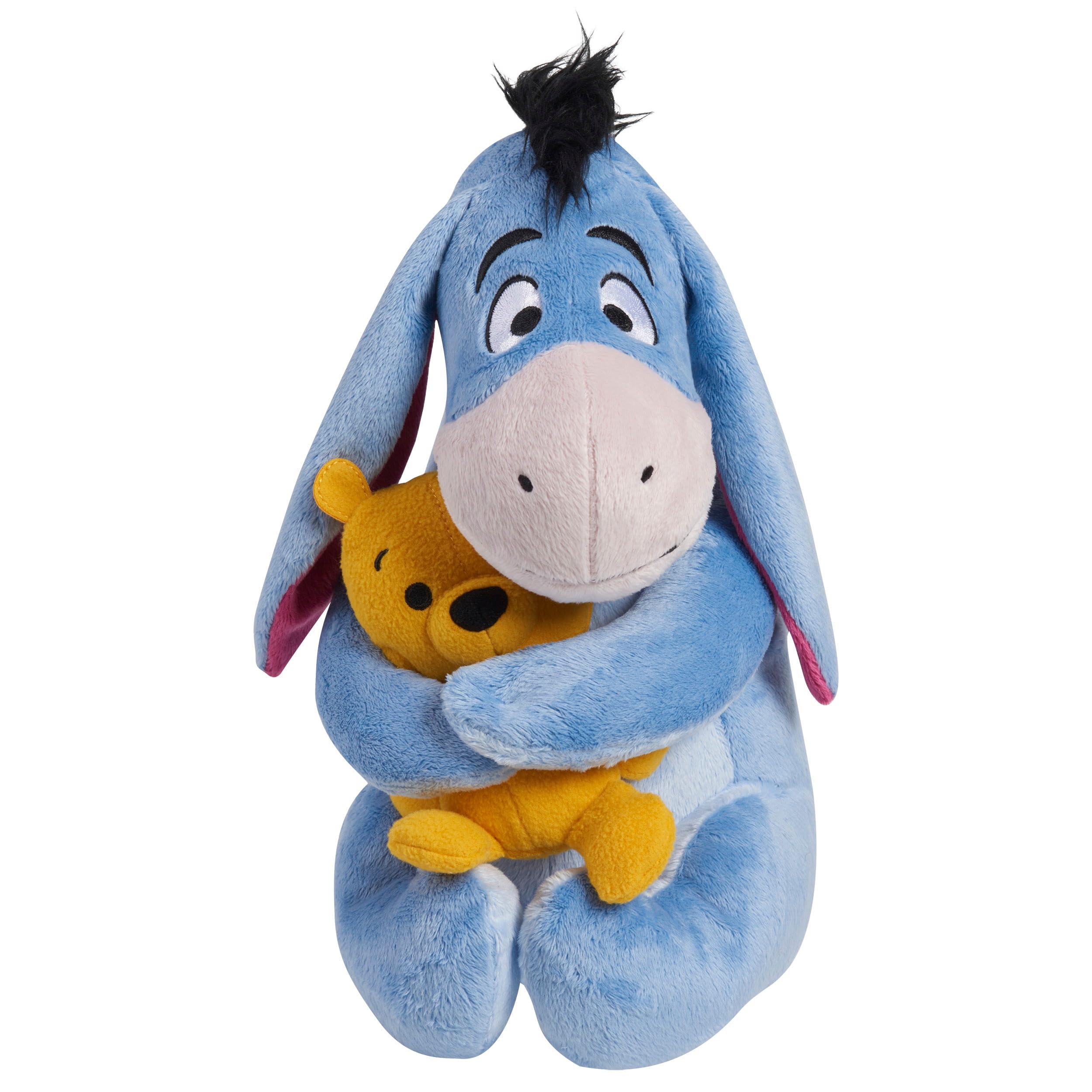 Disney Classic Winnie the Pooh and Eeyore Plush Stuffed Animals - Soft Cuddly Toy for Kids, Baby Shower Gift, Nursery Decor, and Disney Collection