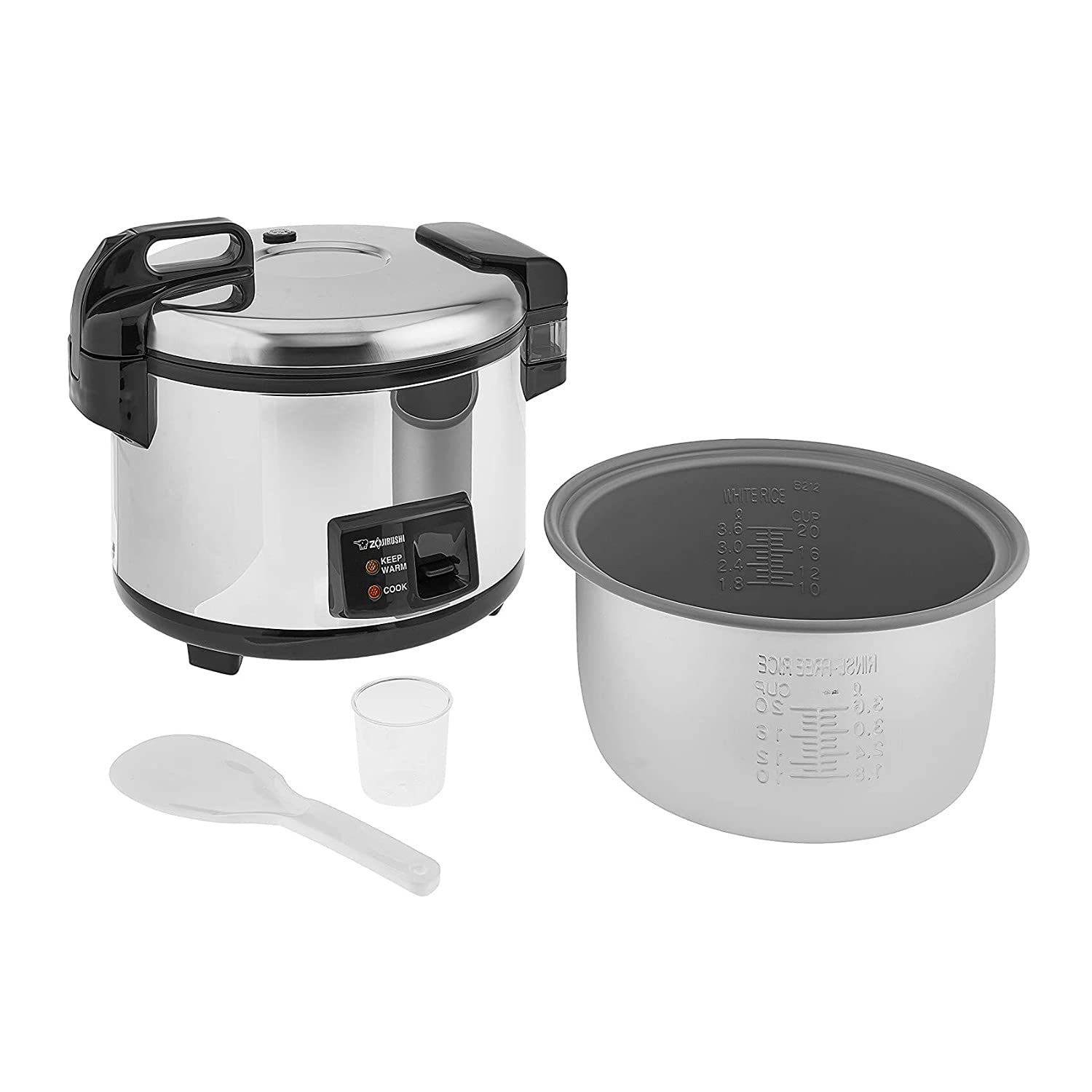 Zojirushi 20-Cup Commercial Rice Cooker & Warmer - Perfect for Restaurants, Catering & Large Family Gatherings