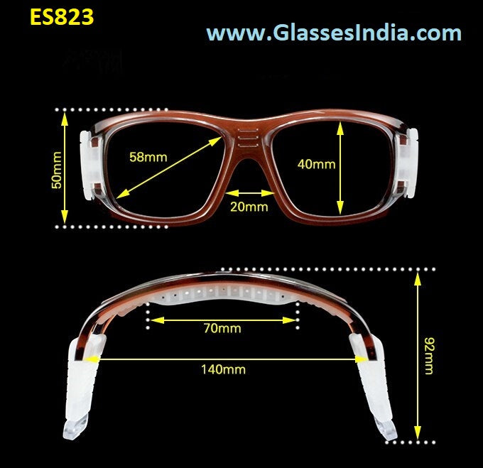 Prescription Sports Glasses for Soccer - Anti-Fog & Impact Resistant Eyewear for Adults - Perfect for Soccer Training, Games & Outdoor Sports Activities