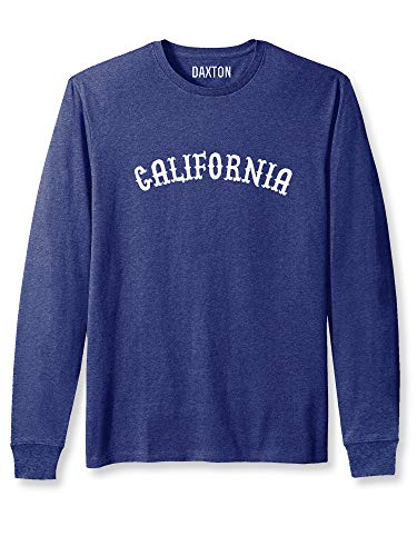 Heather Navy Tee White Font