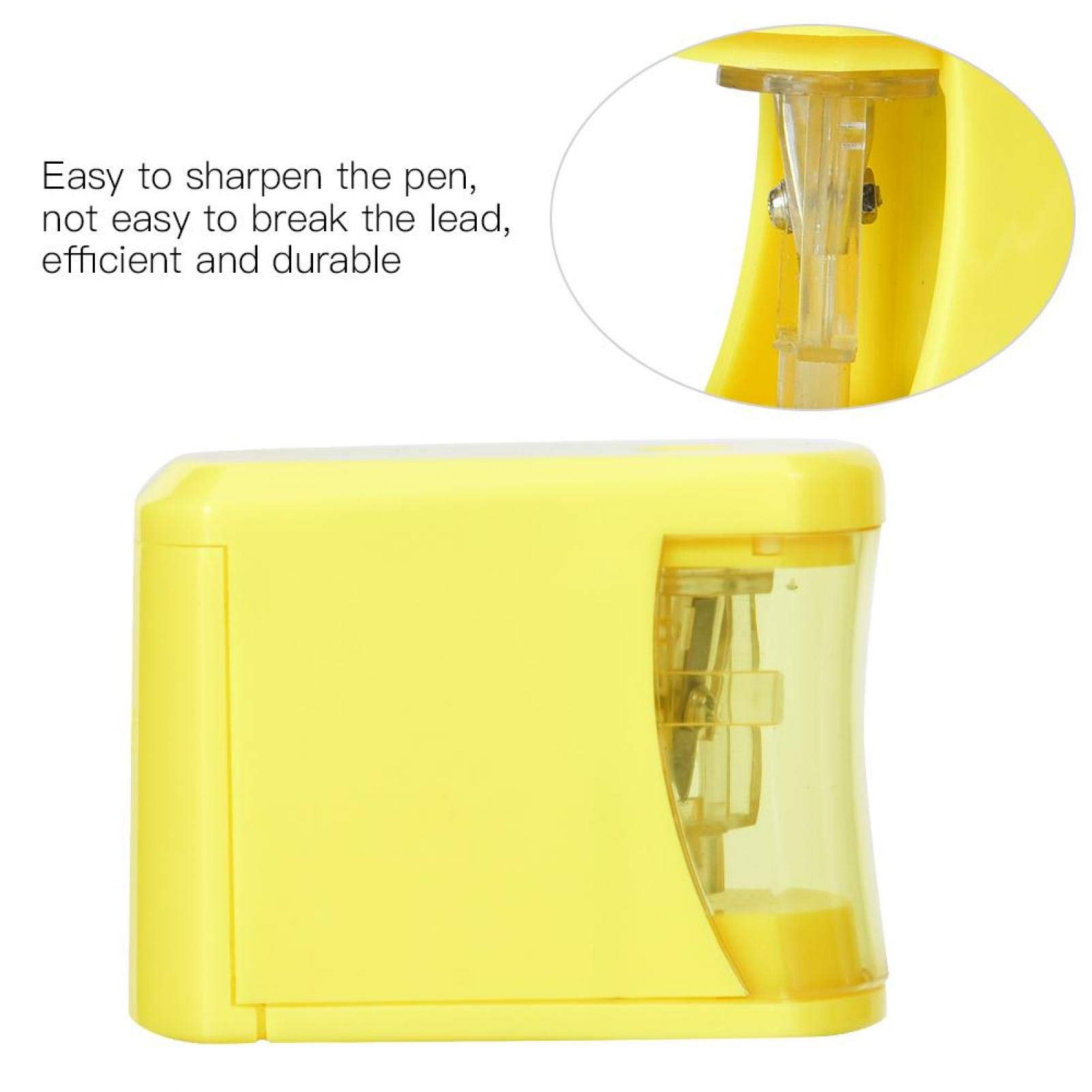 Electric Pencil Sharpener for Kids - Battery Operated Heavy Duty for Classroom & Colored Pencils