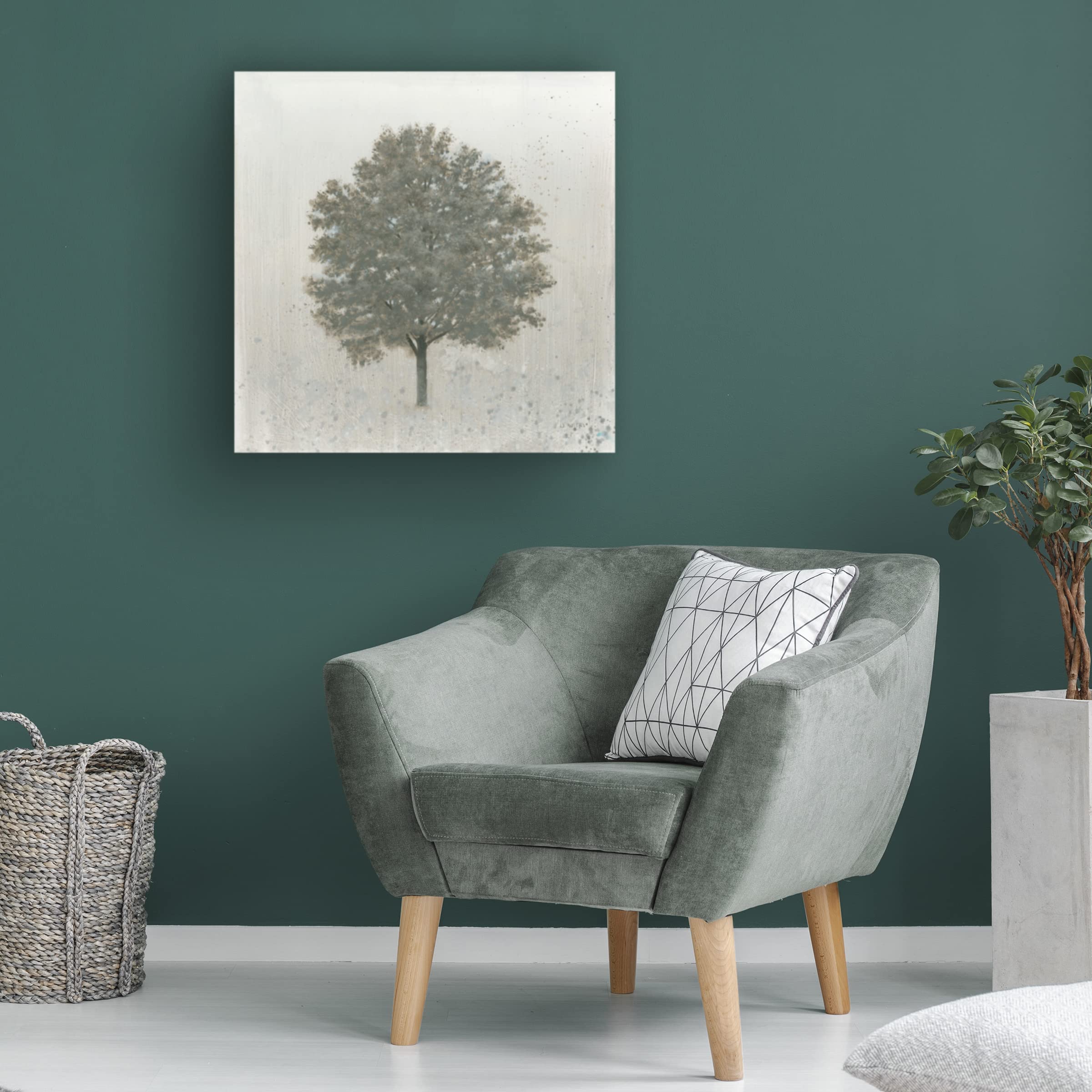Trademark Fine Art 'Neutrality' Canvas Wall Art by James Wiens - Modern Abstract Painting for Living Room, Bedroom & Office Decor