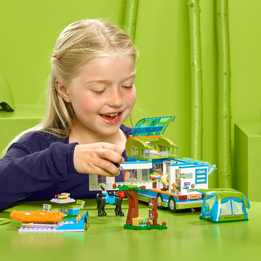 LEGO Friends 41339 Mia's Camper Van Building Toy Set - Creative STEM Toy for Kids Ages 6-12 | Perfect for Birthday Gifts & Indoor Playtime Adventures