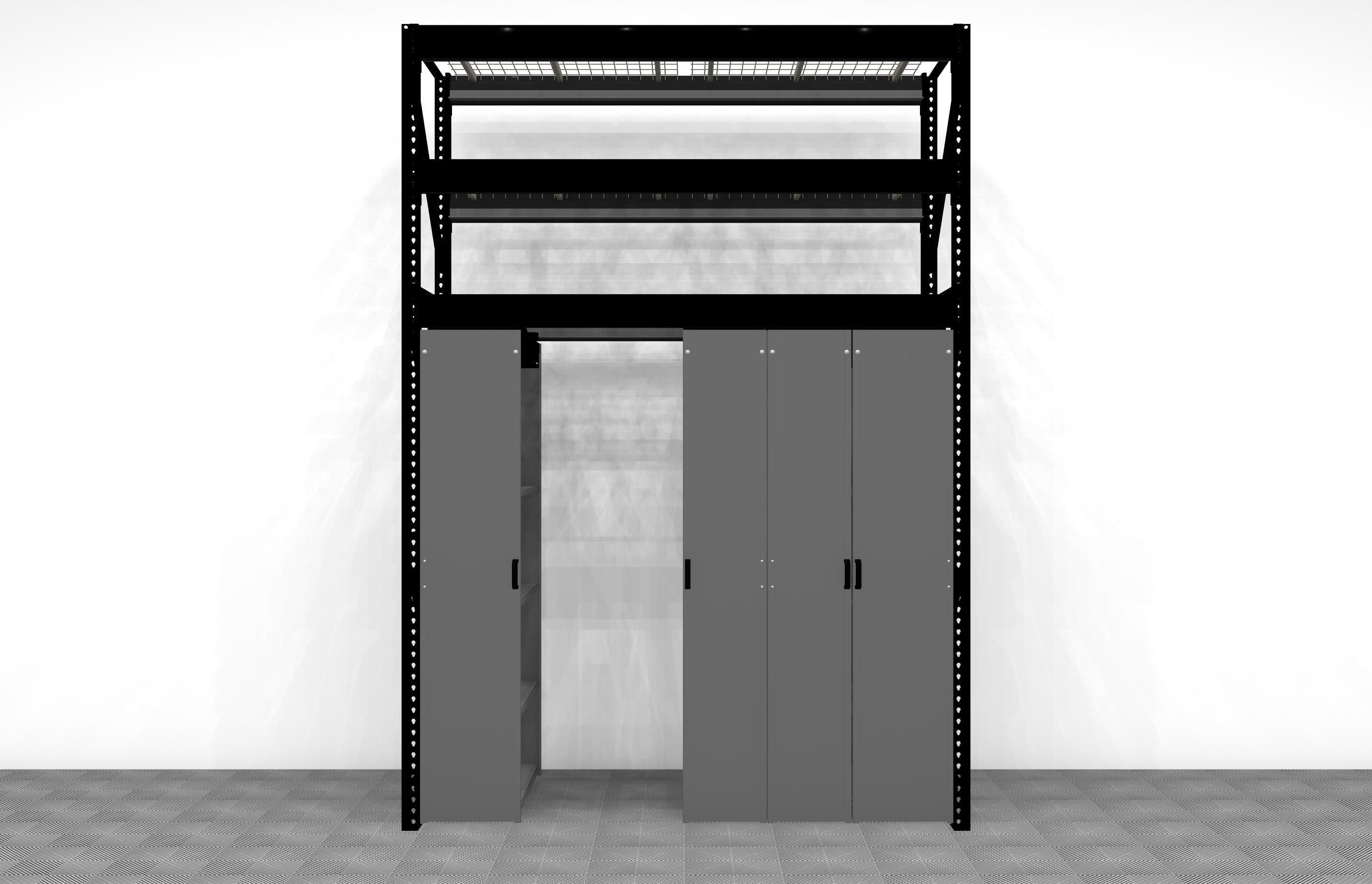 Levrack Heavy Duty Storage Shelving Units - Durable Metal Shelves for Garage, Warehouse & Home Organization
