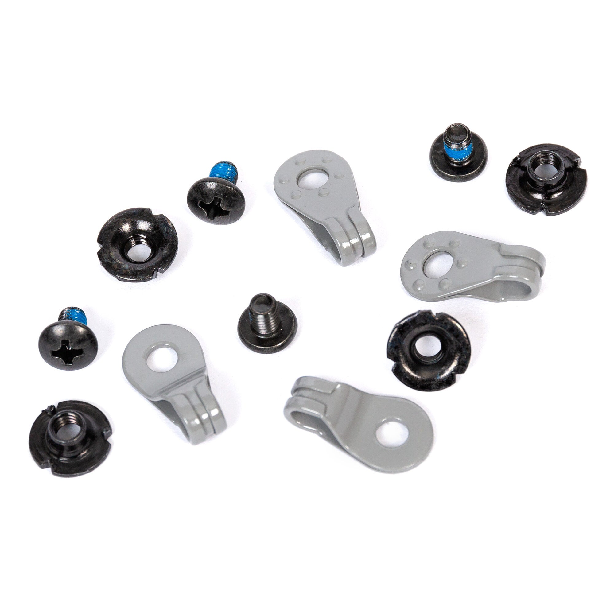 Aeon Lacing Hooks for Shoes - Durable Grey Shoelace Hooks for Sneakers, Boots & Athletic Shoes - Perfect for Running, Hiking & Everyday Wear
