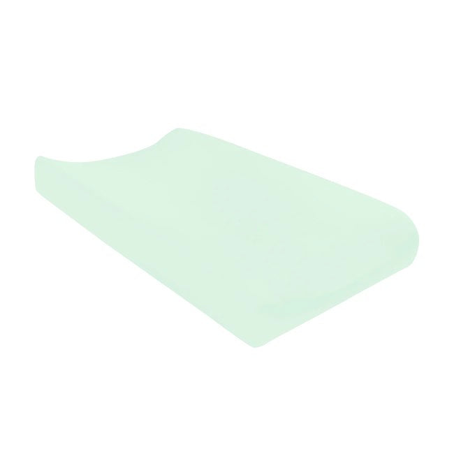 Kyte Baby Organic Cotton Changing Pad Cover - Soft Mint Green Waterproof Cover for Baby Changing Table | Perfect for Nursery, Diaper Bags & Travel