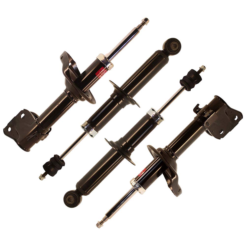 Subaru XV Crosstrek 2013 4-Piece Excel-G Shock Absorber & Strut Assembly Set - Premium Suspension Replacement Parts by BuyAutoParts (77-62981AQ) - Perfect for Off-Roading, Daily Commuting & Smooth Ride Comfort