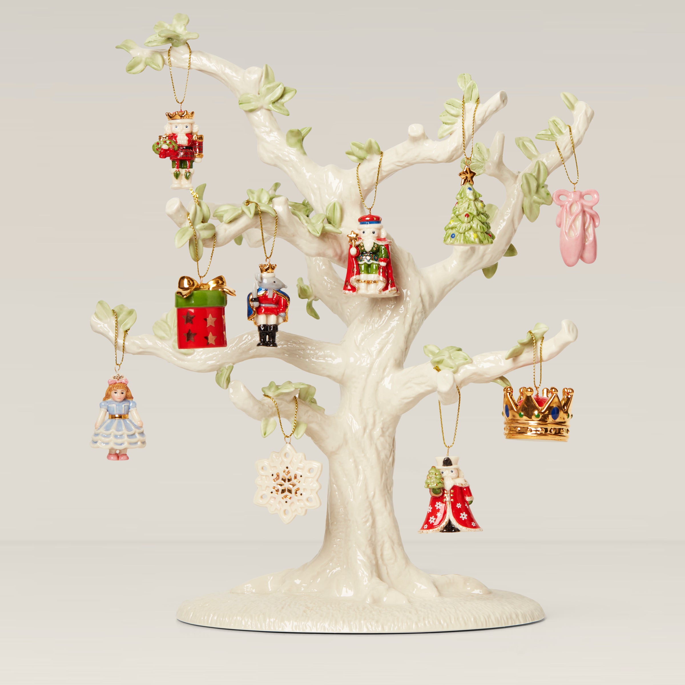 The Nutcracker 10 Piece Ornament Set - Christmas Tree Decorations for Holiday Home Decor & Festive Party Decorating