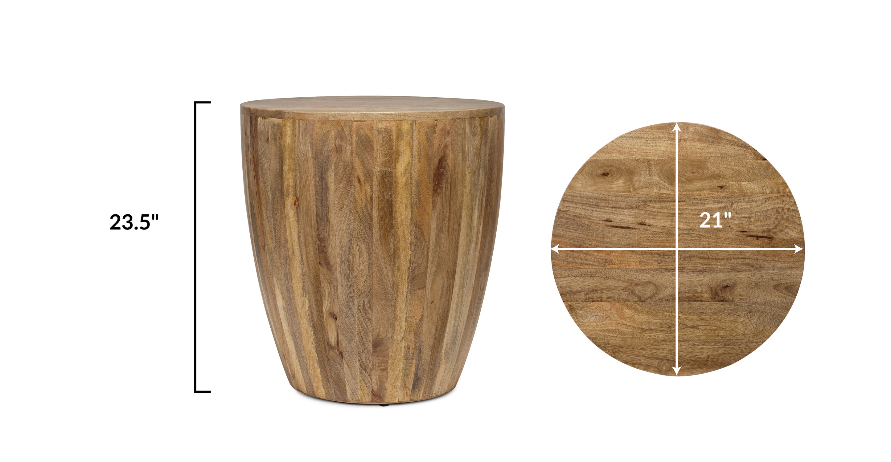 Modern Goa Side Table - Stylish & Functional Accent Table for Living Room, Bedroom, or Office - Perfect for Decor, Storage & Display
