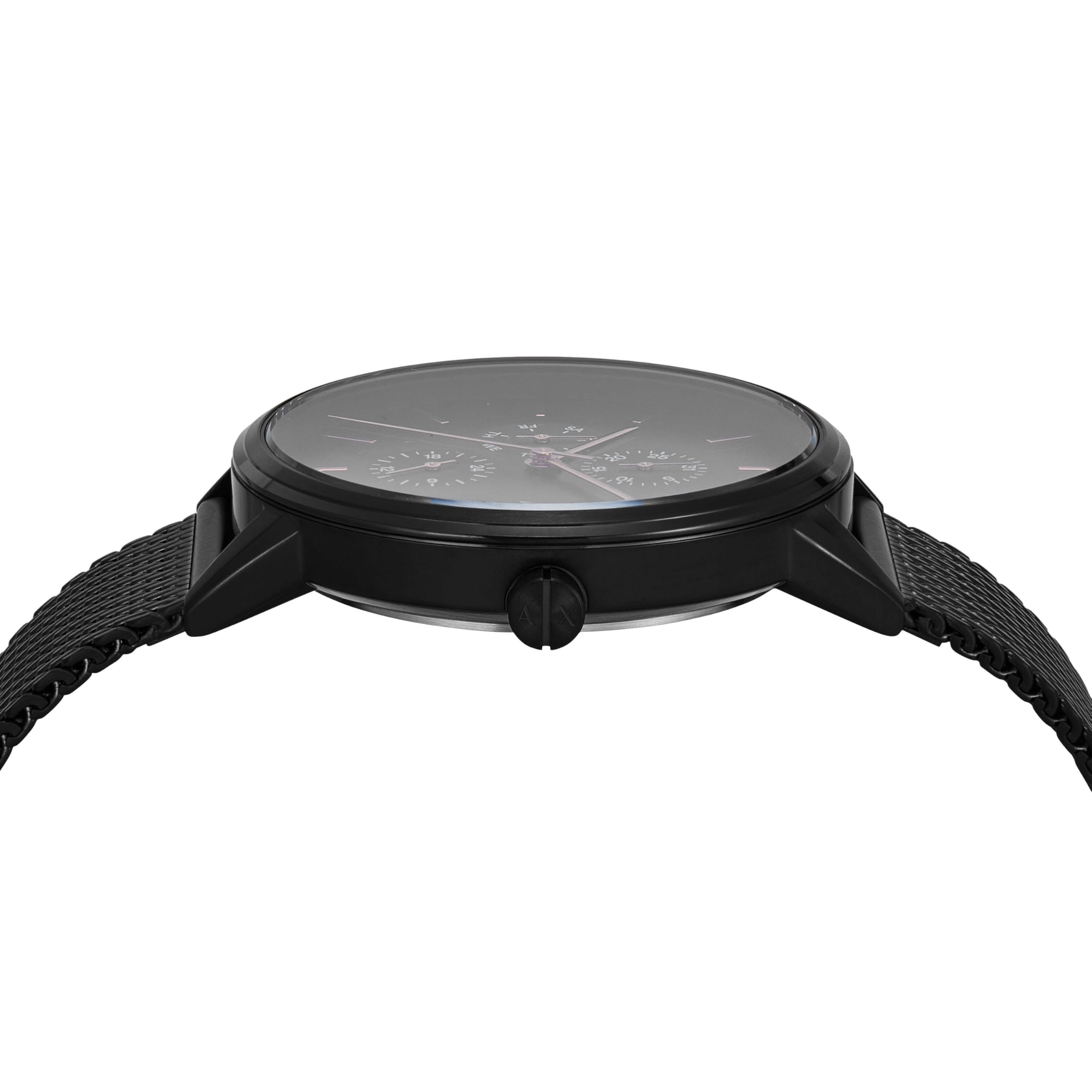 AX Armani Exchange Men's Analog Watch - Stainless Steel or Leather Band, 3-Hand Display - Perfect for Business, Casual & Formal Occasions