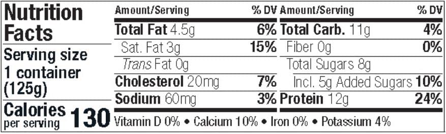 Siggi's Icelandic Strained Whole Milk Vanilla Yogurt, 4.4 oz Single-Serve Cup - High-Protein, Thick Yogurt Snack for Breakfast, Lunch Boxes & Healthy On-the-Go Snacking