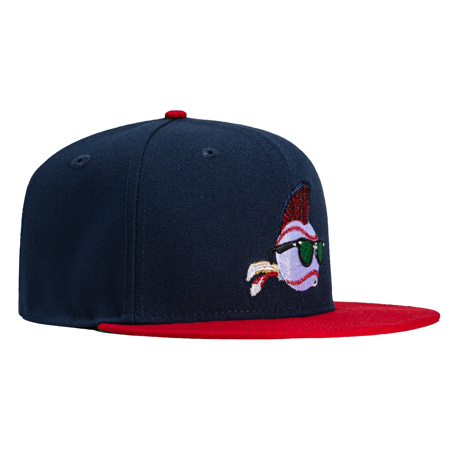 New Era 59Fifty MLB Wild Thing Snapback Baseball Cap - Navy Blue & Red Adjustable Hat for Men & Women | Game Day, Streetwear, Sports Fan Fashion Accessory