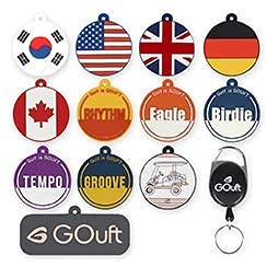 Premium Golf Ball Marker & Glove Holder - Magnetic Golf Accessories for Easy Storage | Perfect for Golf Bags, Carts & On-Course Convenience
