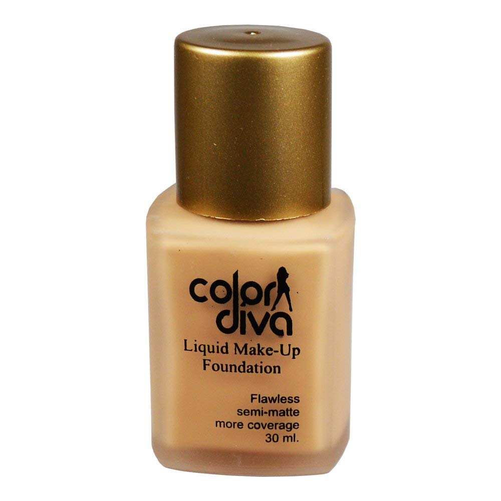 COLOR DIVA Liquid Makeup Foundation - Long Lasting Full Coverage Foundation for Flawless Skin | Perfect for Daily Wear, Special Occasions & Photography