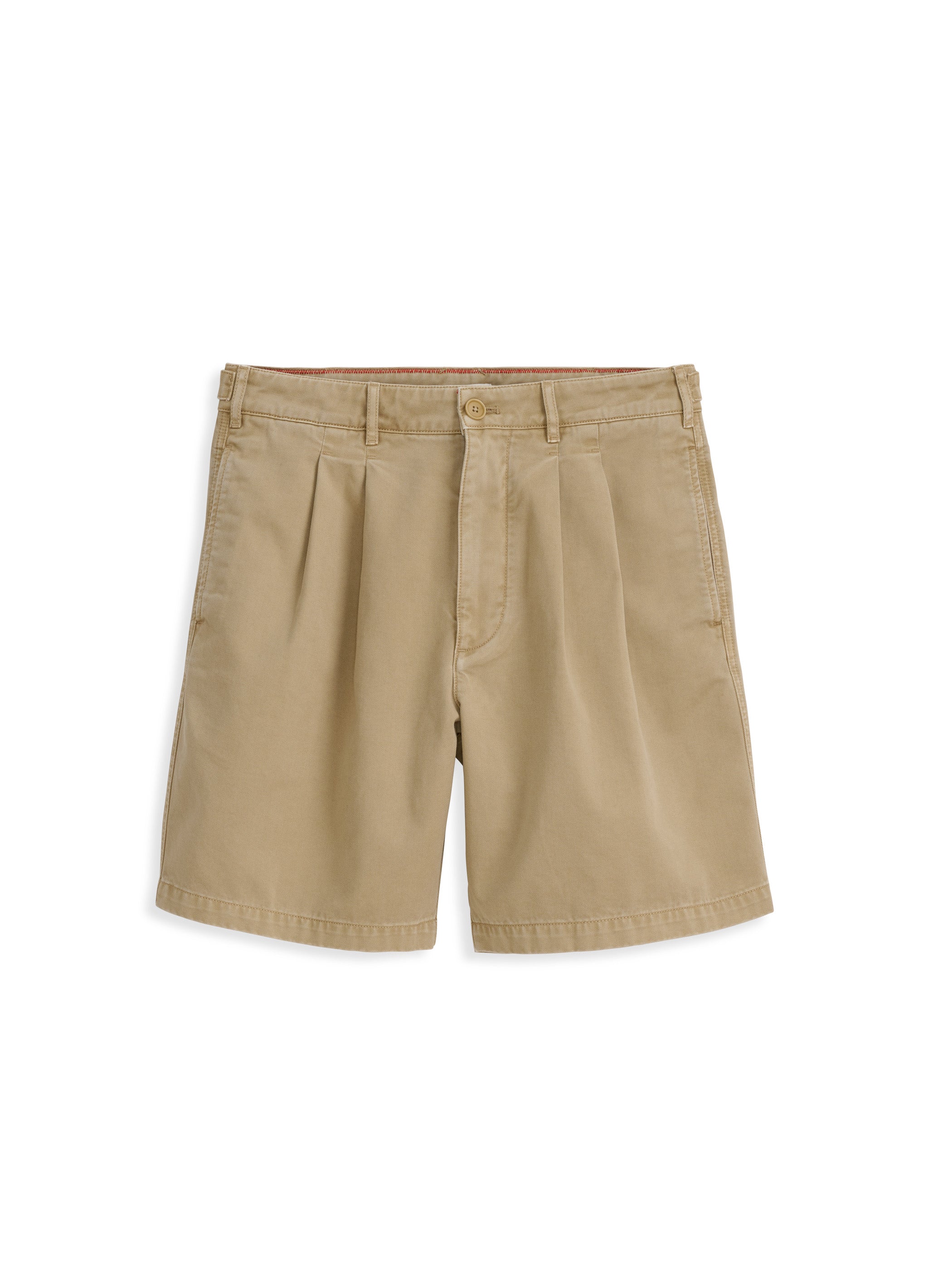 Men's Classic Pleated Chino Shorts - Comfortable Casual & Dressy Shorts for Summer, Golf, and Outdoor Activities