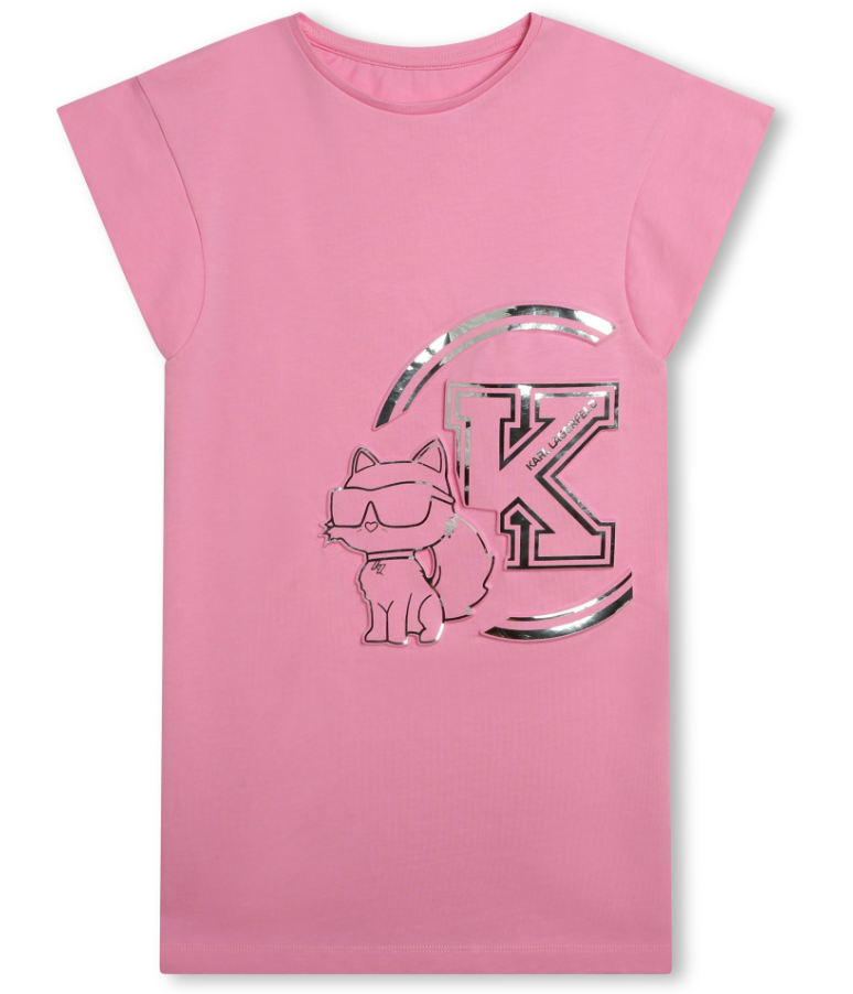 KARL LAGERFELD Women's Cotton Dress - Classic A-Line Style (Size 2-8A) | Perfect for Office Wear, Cocktail Parties & Summer Outfits