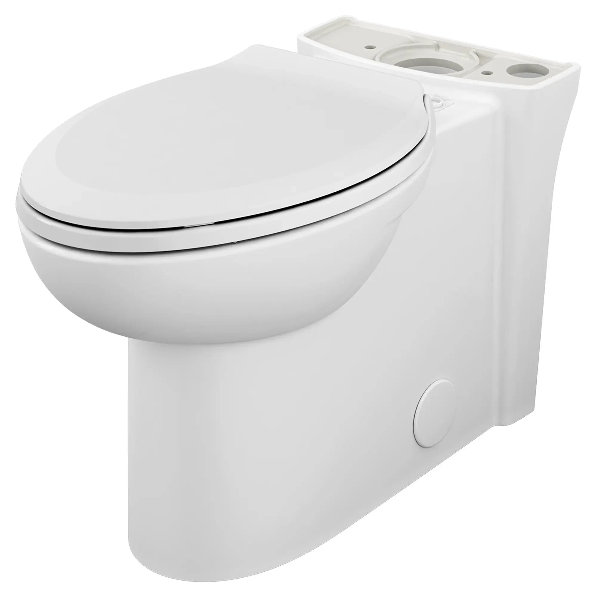 CleanRight Height Elongated Toilet Bowl with EverClean Seat - Comfortable ADA Compliant Toilet for Bathroom & Home Use