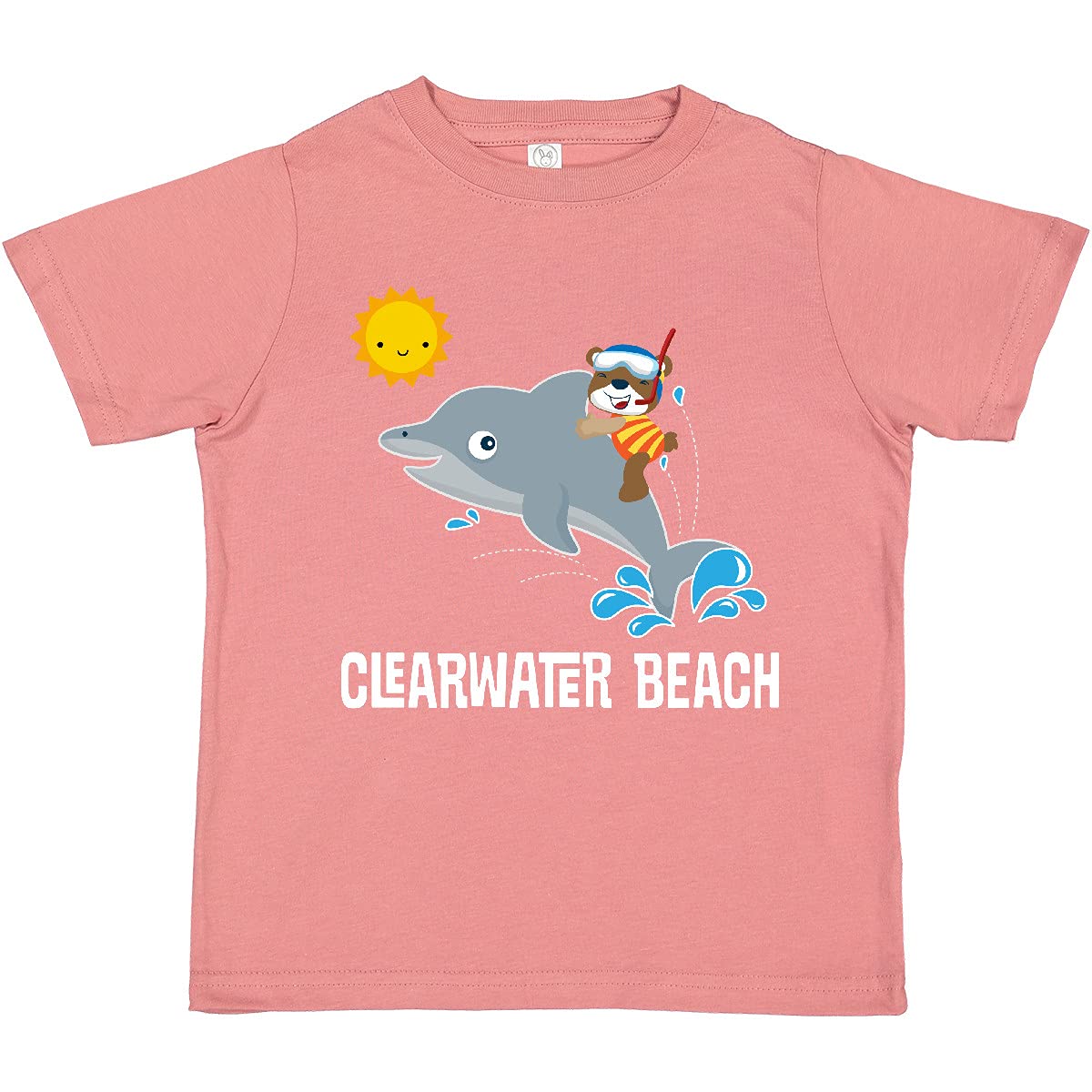 Inktastic Clearwater Beach Florida Vacation Toddler T-Shirt - Cute Baby Boy & Girl Casual Tee for Family Trips, Beach Outings & Summer Holidays