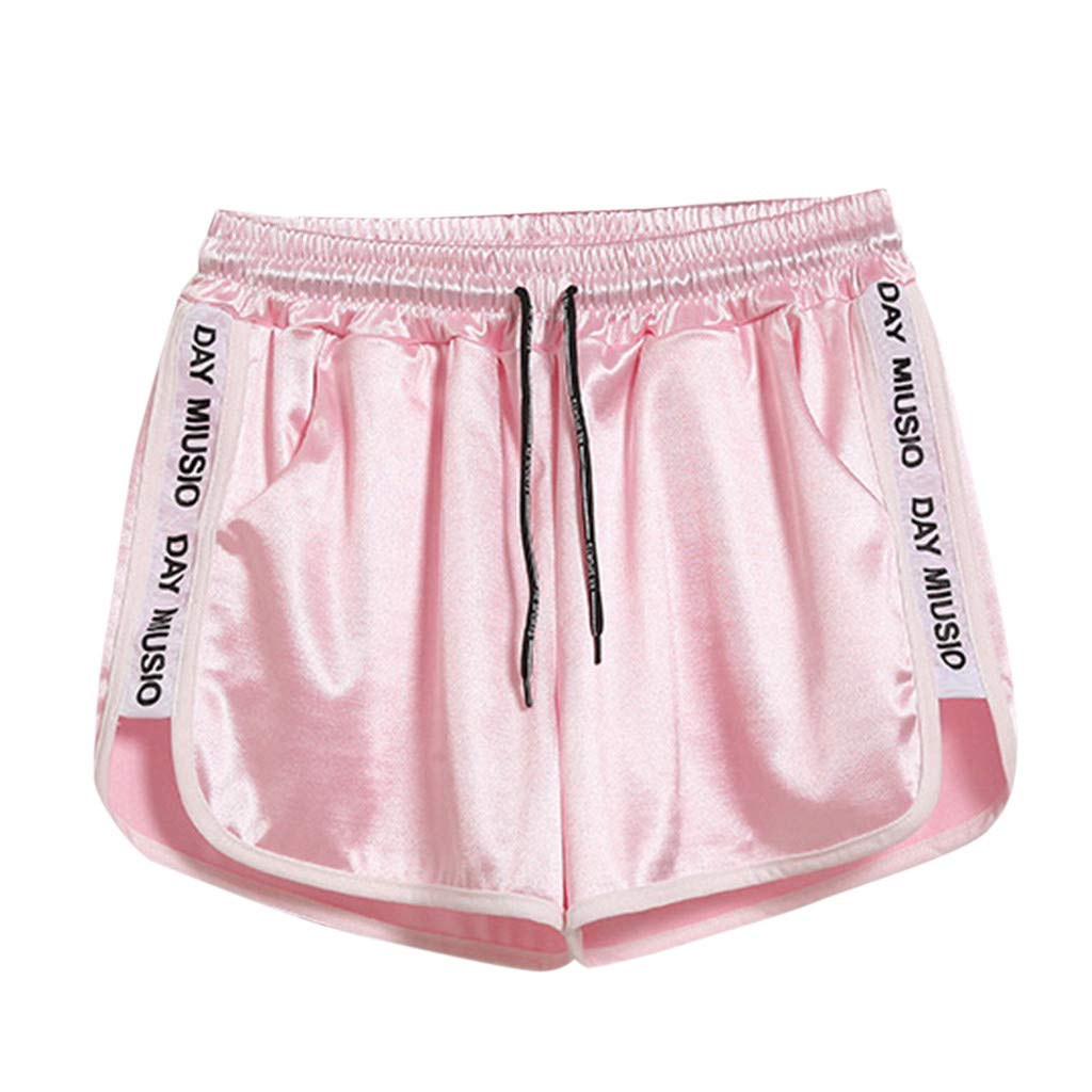 Women's Athletic Shorts with Liner - High Waist Yoga Running Workout Shorts for Women - Breathable Fitness Sports Pants with Drawstring - Perfect for Gym, Yoga, Running & Outdoor Activities