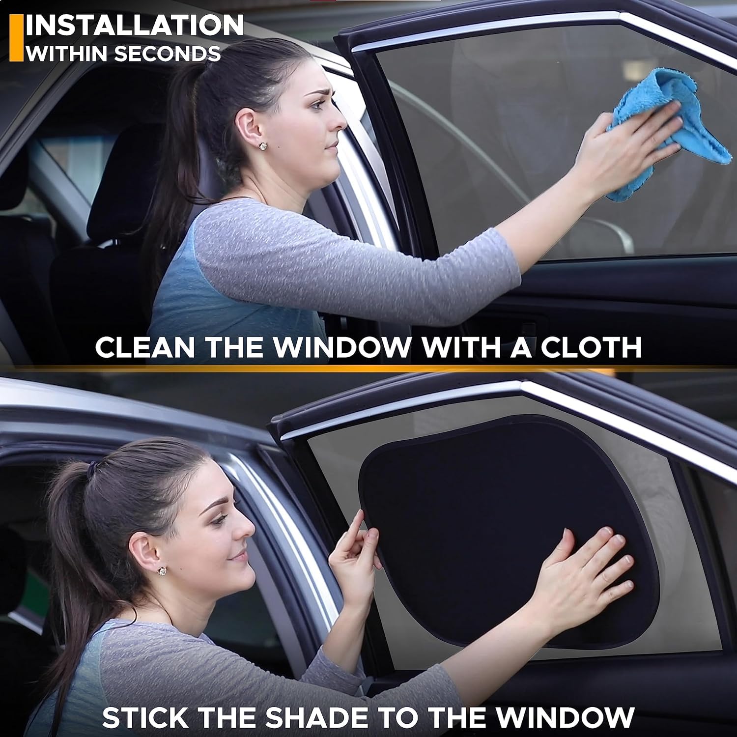 Baby Car Window Shades (2 Pack) - 21