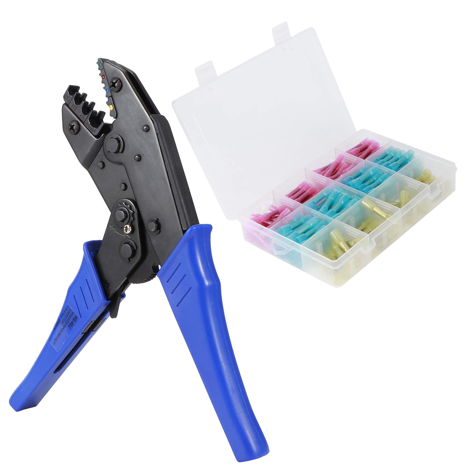 Durable Heat-Shrinkable Crimping Tool - Easy Docking Cable Pliers for Wiring | Professional & Home Electrician Use | Perfect for DIY Projects, Automotive Repairs & Electrical Installations