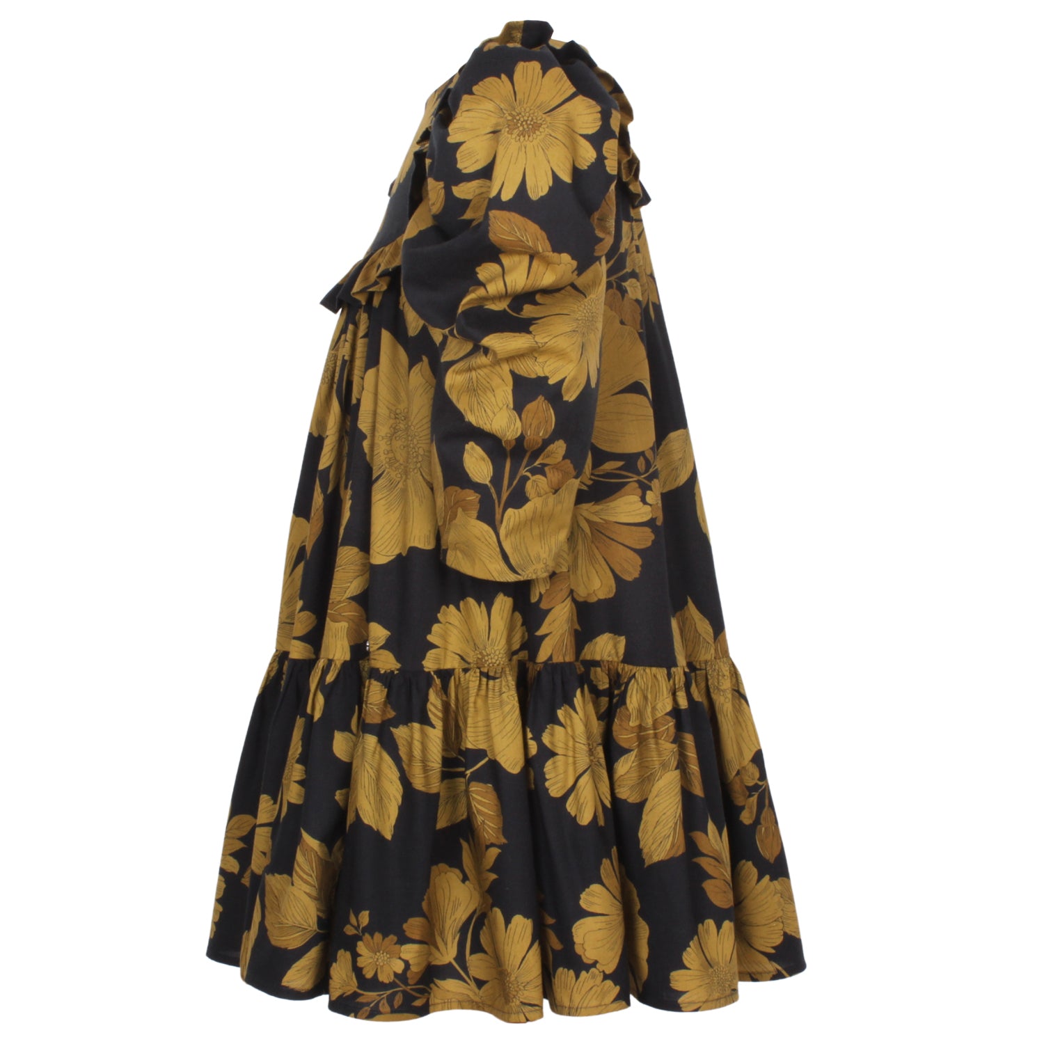 Jessie and James Betsy Yellow Floral Summer Dress for Women - Perfect for Beach Vacations, Garden Parties & Casual Outings