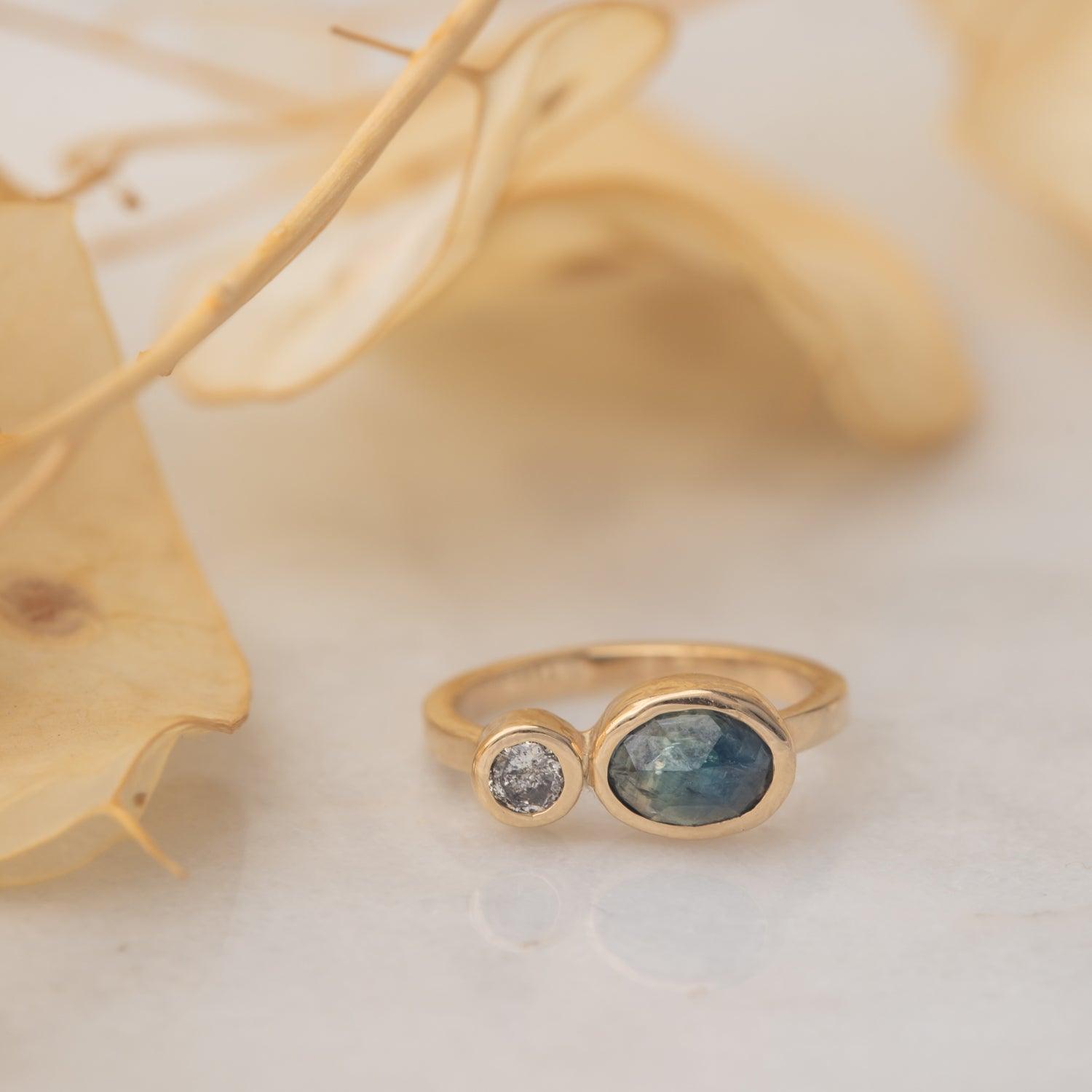 Maria Sapphire Ring for Women - Elegant Blue Gemstone Jewelry for Engagement, Wedding & Special Occasions