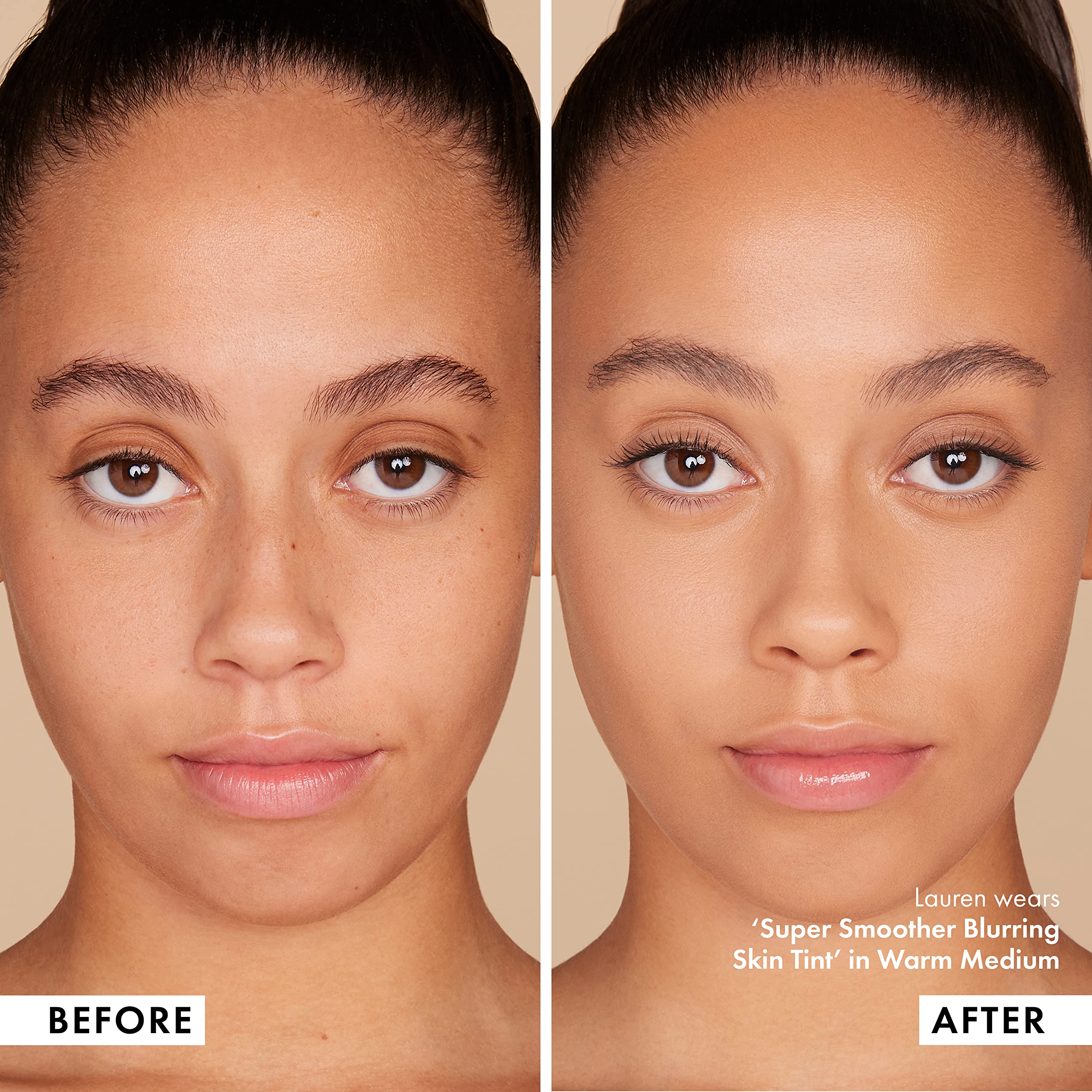 ICONIC LONDON Super Smoother Blurring Skin Tint - Light to Medium Coverage Tinted Moisturizer | Hydrating, Ultra-Lightweight, Cruelty-Free & Vegan Makeup | Perfect for Daily Wear, Natural Look & On-The-Go Touch Ups