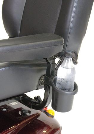 Premium Power Mobility Drink Holder - Universal Cup Holder for Wheelchairs, Walkers & Scooters - Perfect for Coffee, Water & Beverages On-The-Go