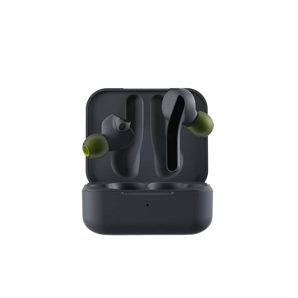 Rolling Square Hyphen 2 Bluetooth 5.0 Wireless Headphones with Qualcomm aptX HD Audio, Active Noise Cancelling, 36-Hour Battery & Fast Charging Case - Perfect for Travel, Workouts & Commuting (Grey)