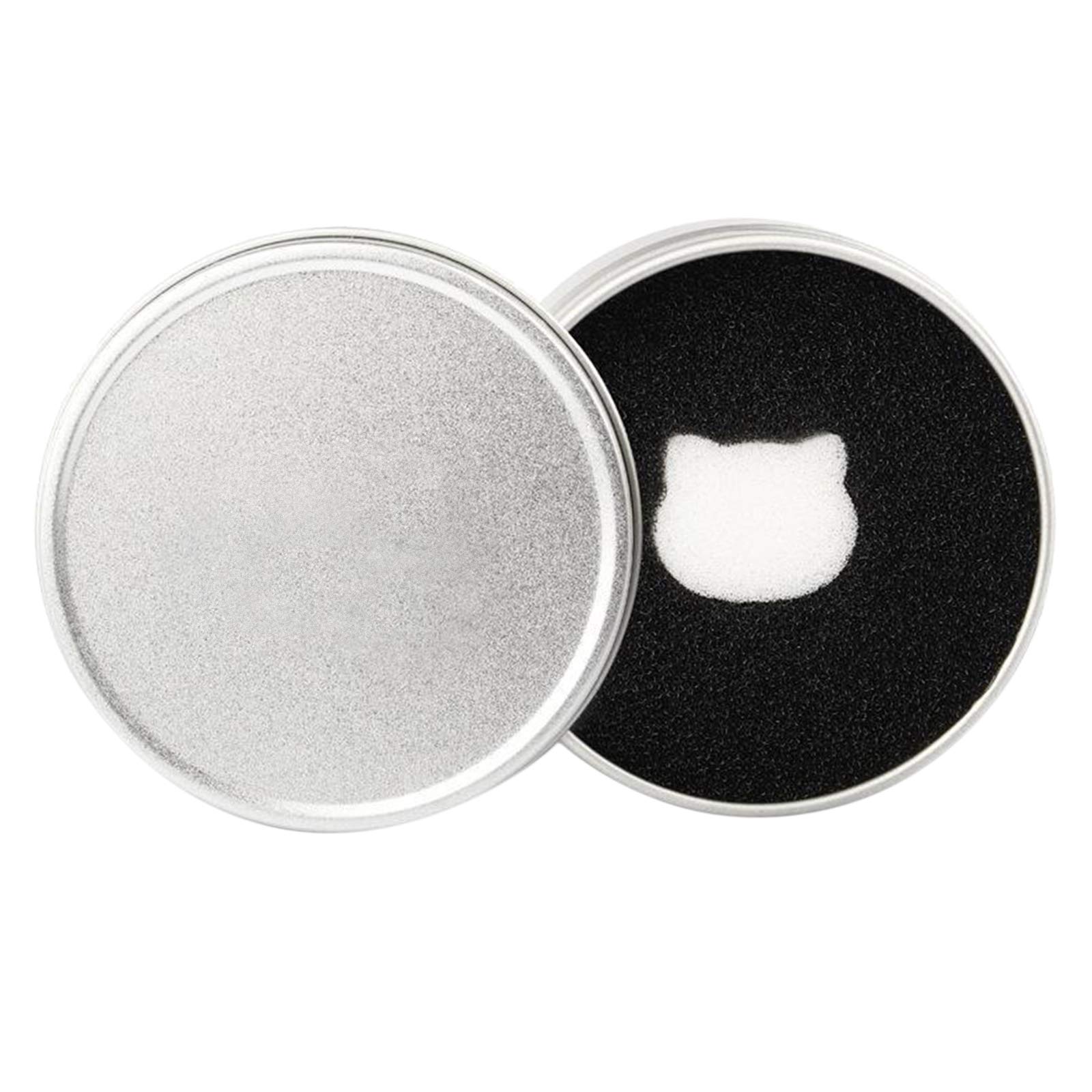 Makeup Brush Cleaner - Dry Color Removal Sponge for Waterless Cleaning | Reusable & Travel-Friendly Cat Design | Perfect for On-the-Go Makeup Artists & Home Beauty Routines