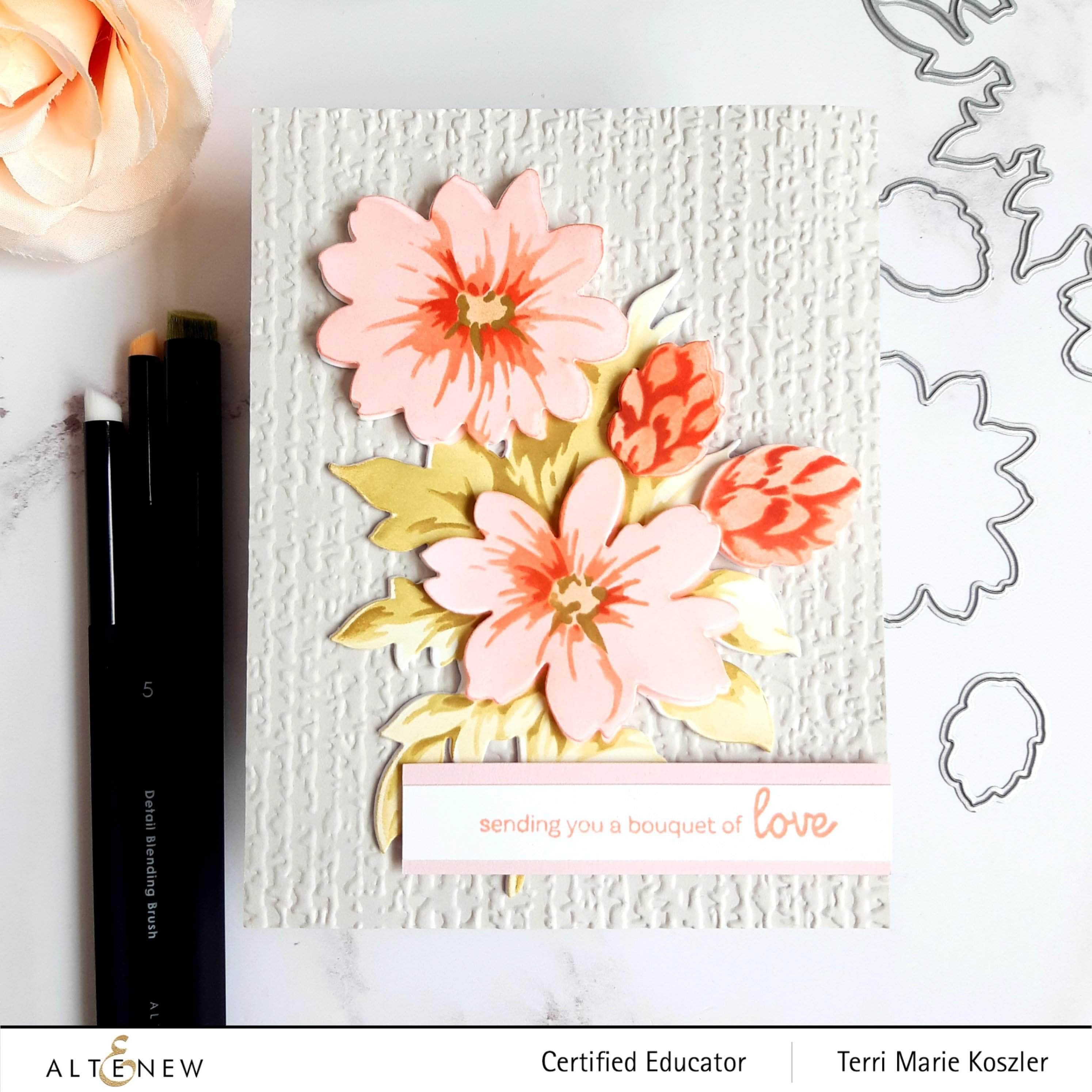 Flower Bunch Die Set for Card Making & Scrapbooking - DIY Paper Craft Cutting Dies for Greeting Cards, Invitations, and Home Decor