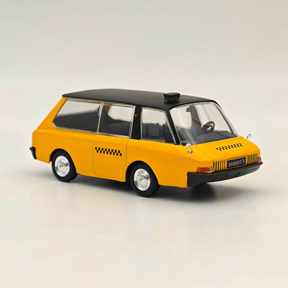 1/43 Scale DeAgostini Russian Concept Taxi Cab USSR Van Alloy Model Car - Collectible Die-Cast Vehicle for Display, Gifts & Soviet Era Enthusiasts - Perfect for Home Decor, Office Display & Car Collections