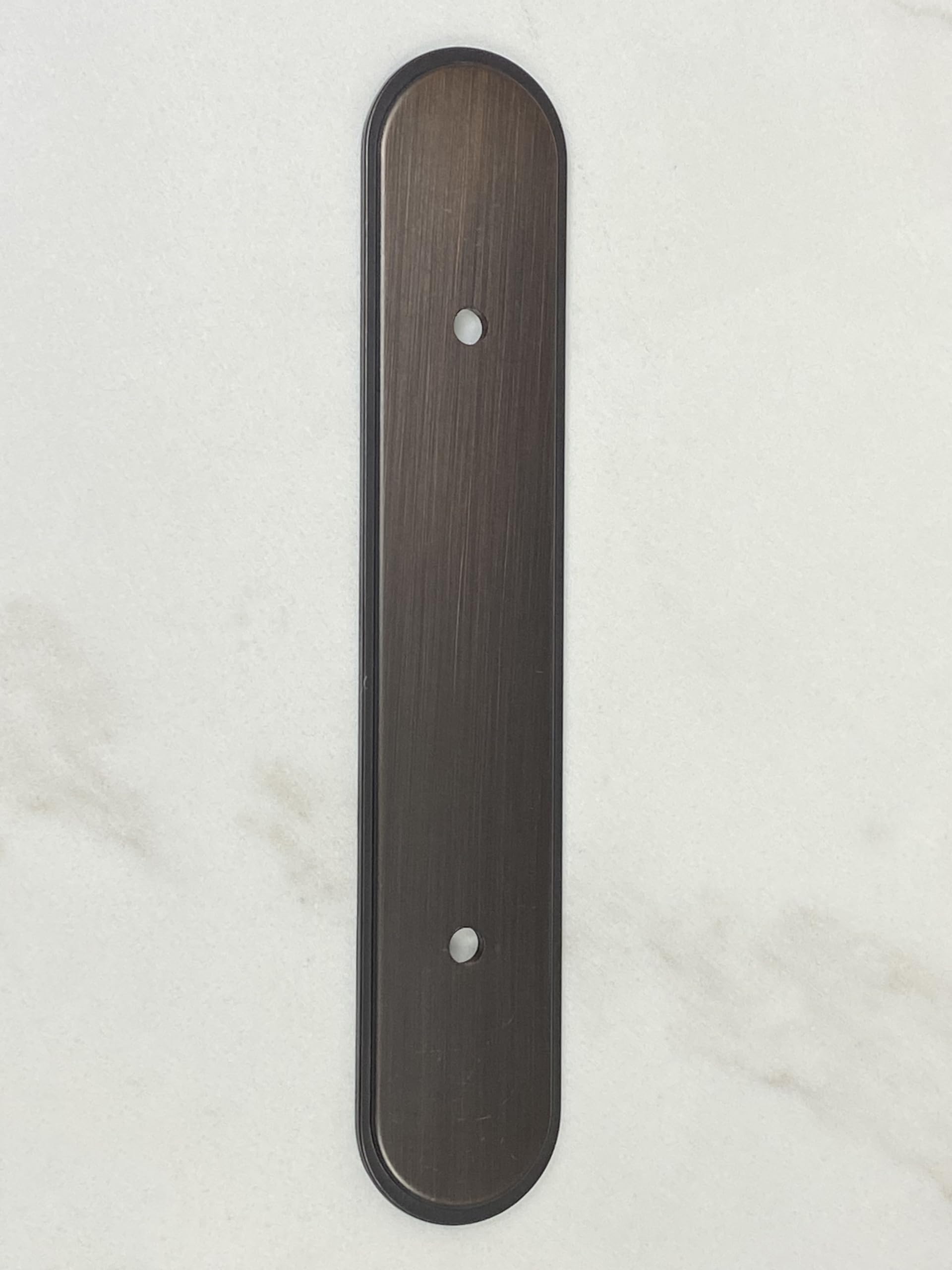 CKP Brand #300 3 Inch (76mm) Oval Backplate - Oil Rubbed Bronze Finish - 25 Pack - Perfect for Cabinet Hardware, Door Handles & Furniture Restoration Projects