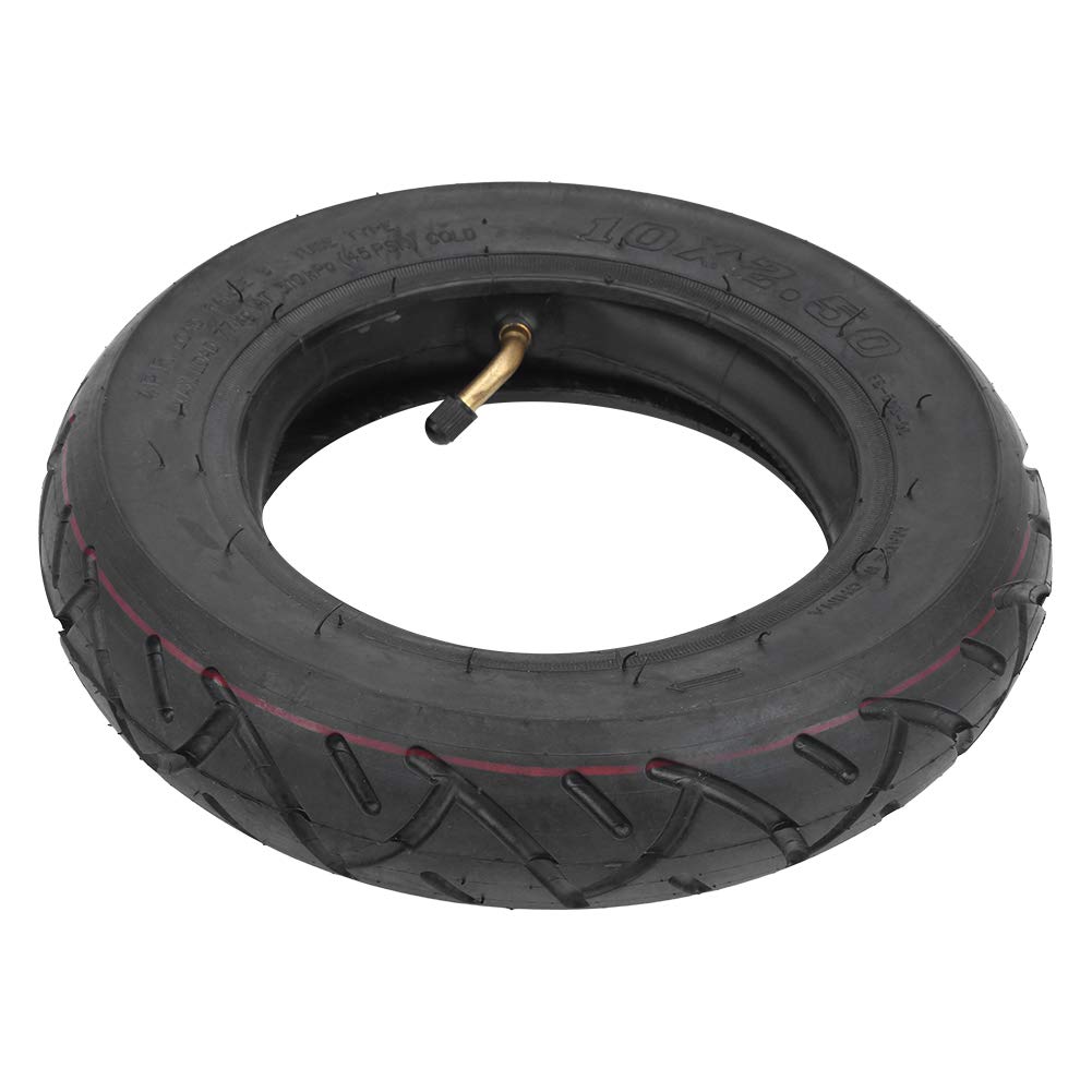 Joyzan 10 x 2.50 Inch Electric Scooter Tires - Non-Slip Waterproof Rubber Outer Tire & Inner Tube Set for Hoverboards & E-Scooters - Perfect for Commuting, Campus Travel & Urban Mobility