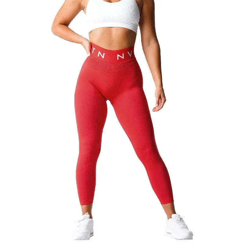 NVGTN Seamless High-Waisted Leggings for Women - Stretchy Spandex Yoga Pants with Hip Lift Design, Breathable Workout Tights for Running, Gym & Lounge Wear