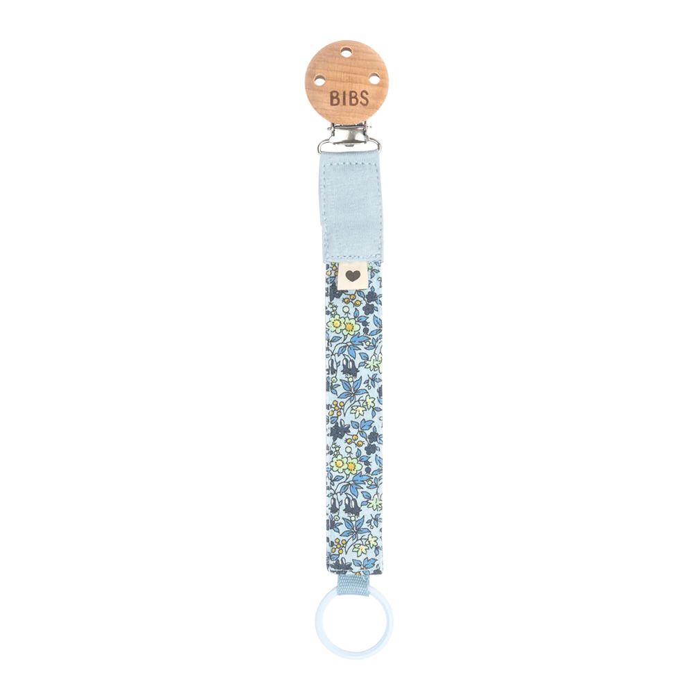 BIBS x Liberty Pacifier Clip - Stylish Baby Accessory for Secure Pacifier Attachment | Perfect for Strollers, Car Seats & Diaper Bags