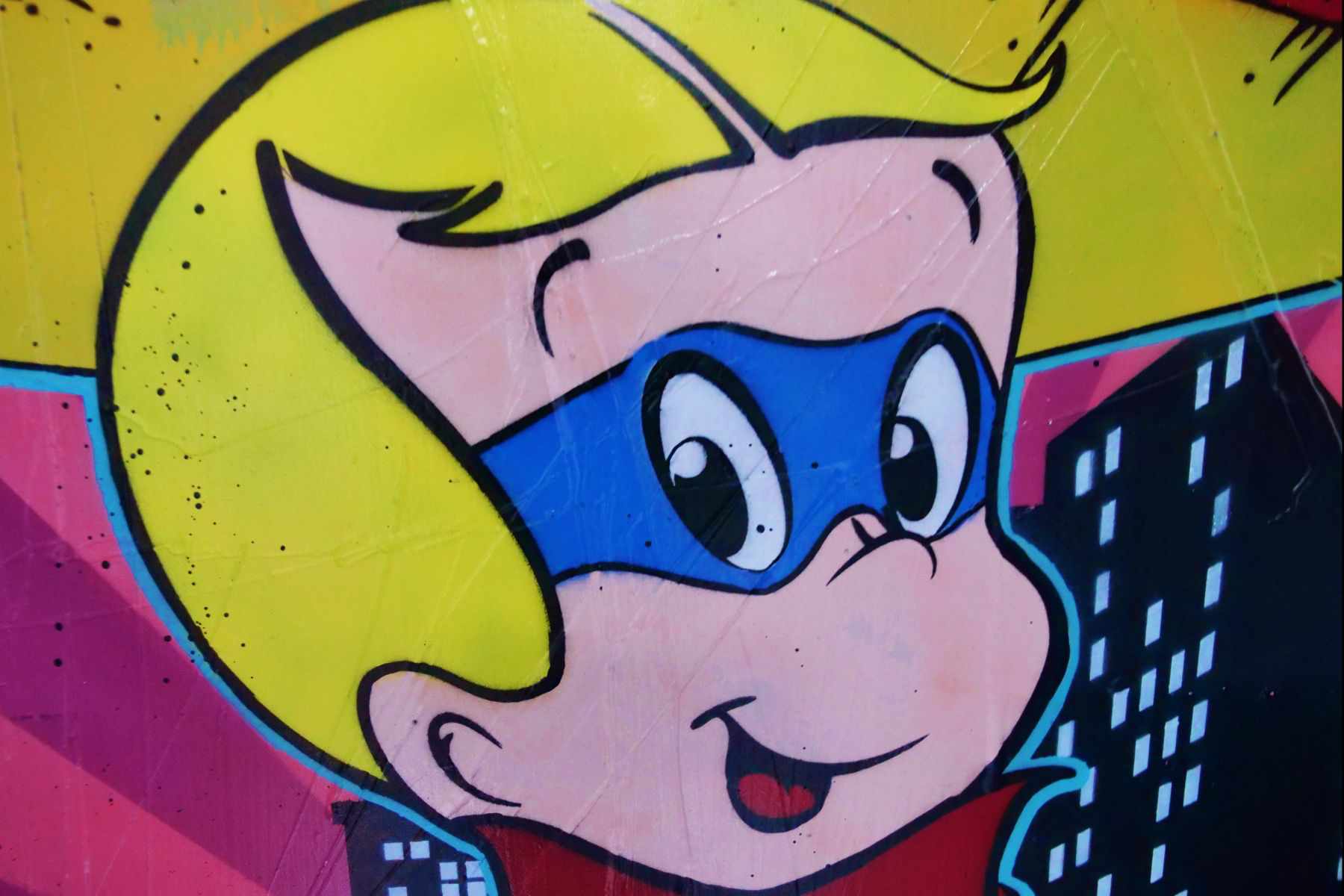 Richie Rich Textured Urban Pop Art Painting - 140cm x 100cm Crypto Boy Rules Wall Decor for Modern Living Room & Office