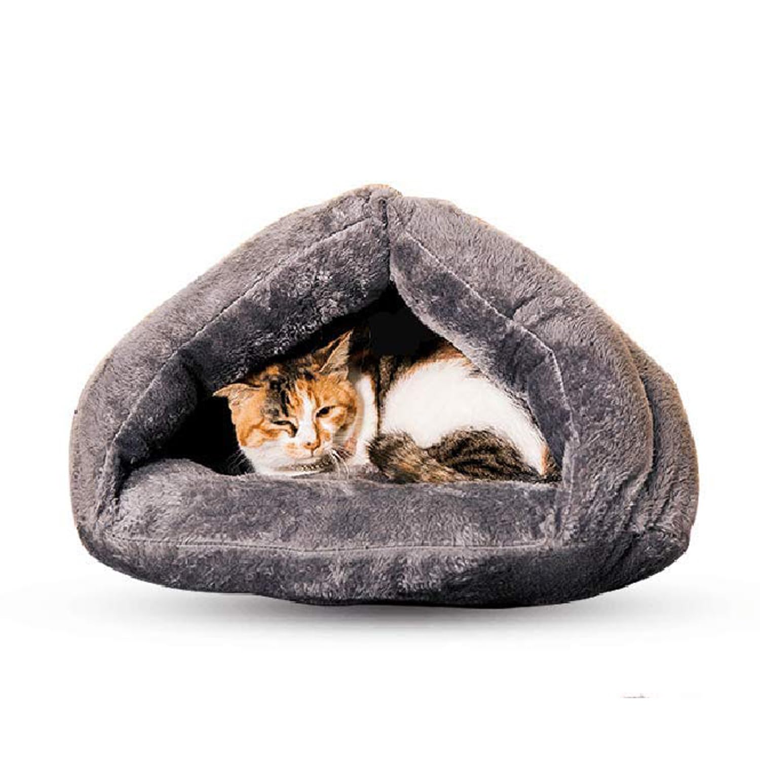 Small Pet Tent Cave Bed - Warm Indoor Nest for Dogs & Cats - Portable, Washable & Foldable - Perfect for Winter Sleep & Cozy Napping